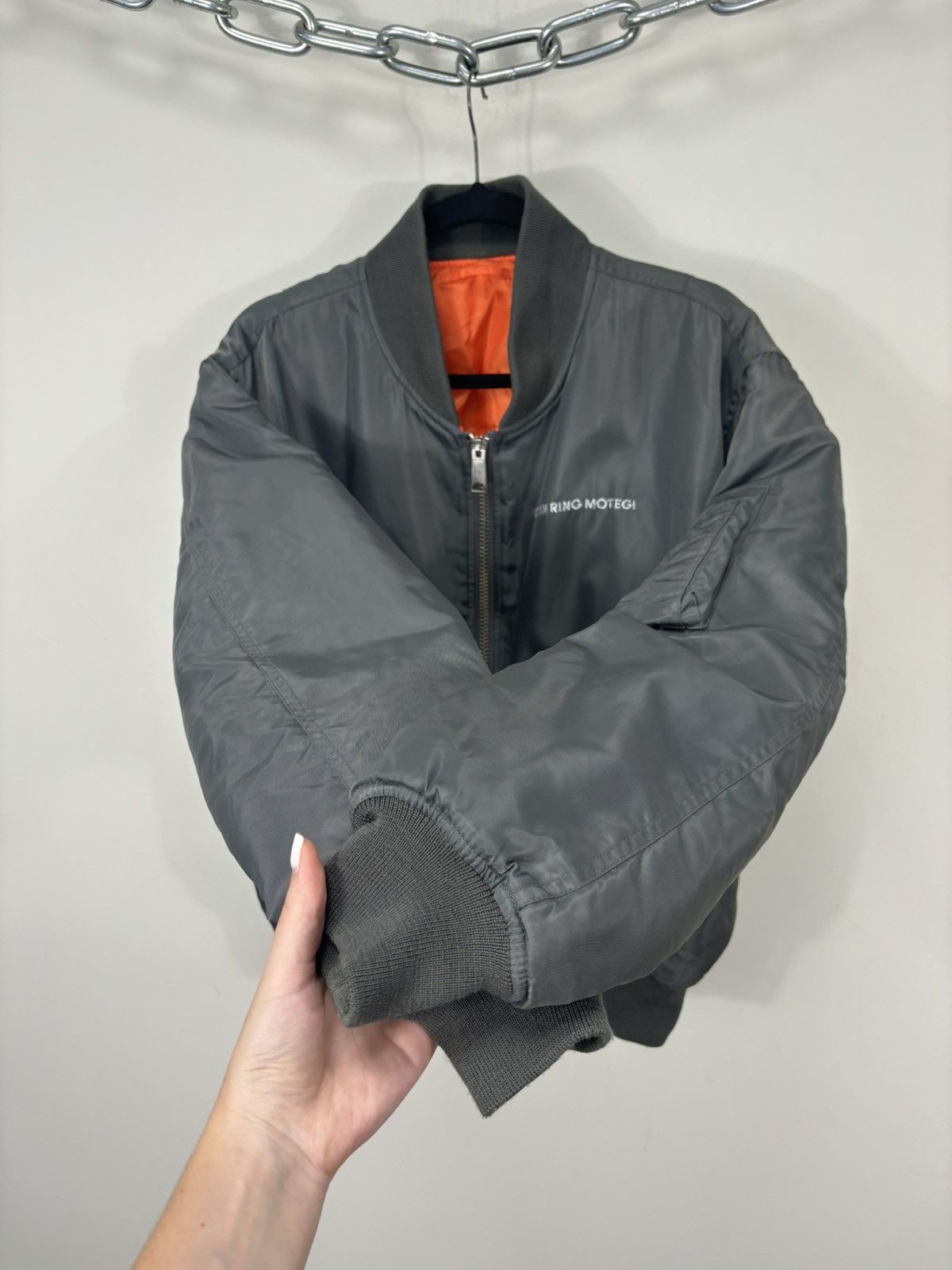 Vintage Vintage FAI World Grand Prix Rare Khaki MA-1 Bomber Jacket Size US M / EU 48-50 / 2 - 11 Thumbnail