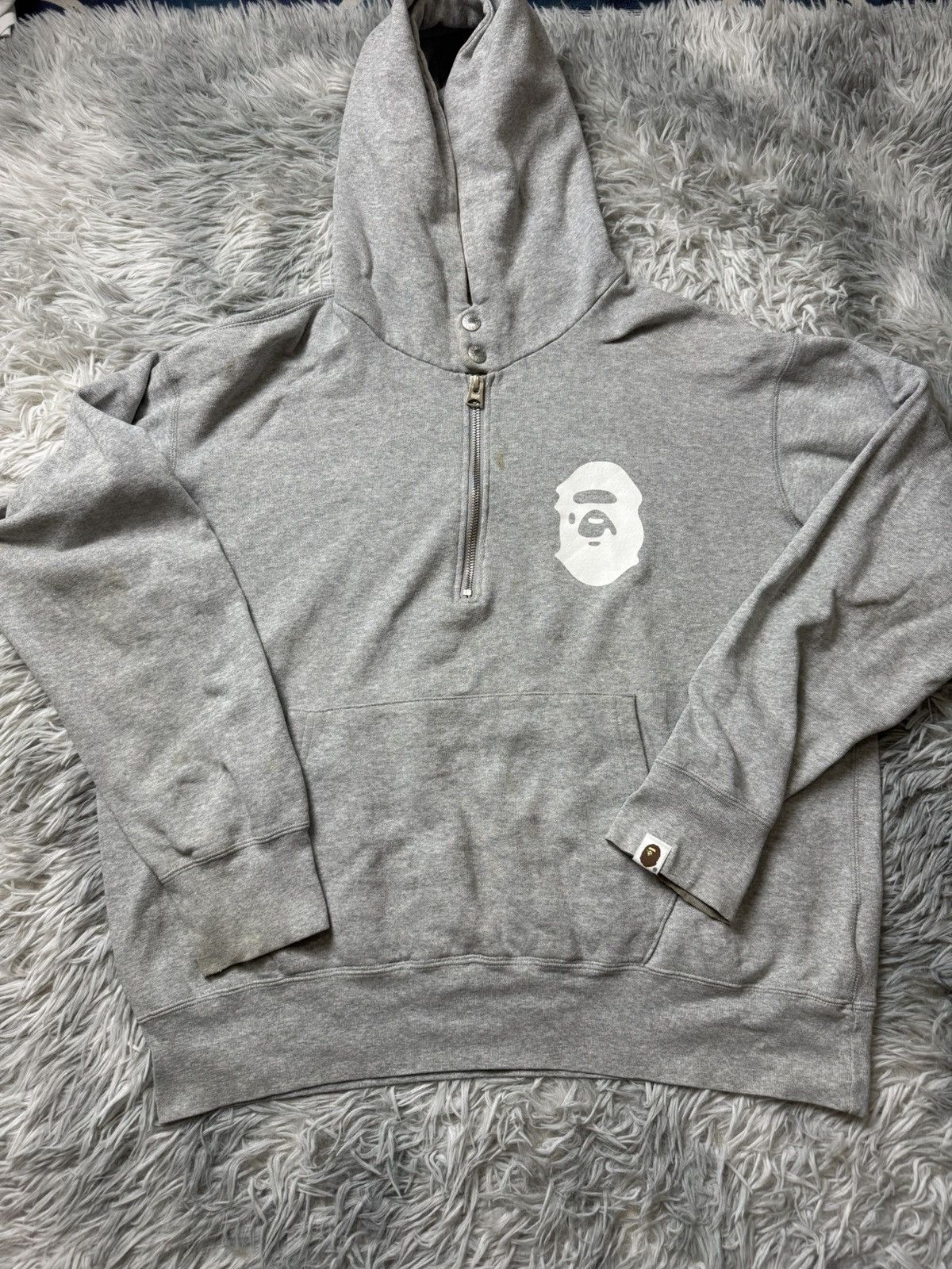 Bape Bape Hoodie Half Zipper Size US M / EU 48-50 / 2 - 1 Thumbnail