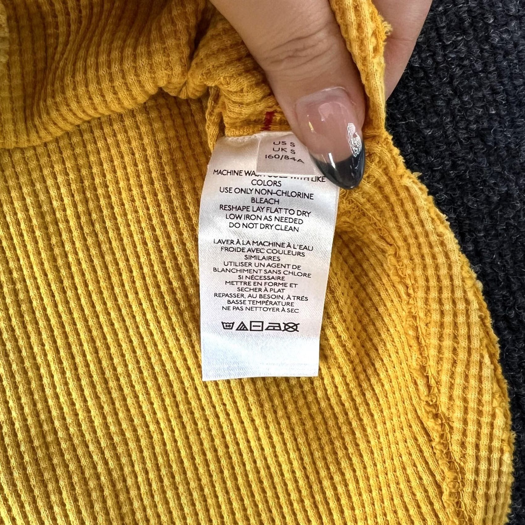 Bdg BDG Urban Outfitters Tank Top Womens S Yellow Waffle Ribbed Crew Neck Sleeveless Cotton Spandex Size S / US 4 / IT 40 - 5 Thumbnail