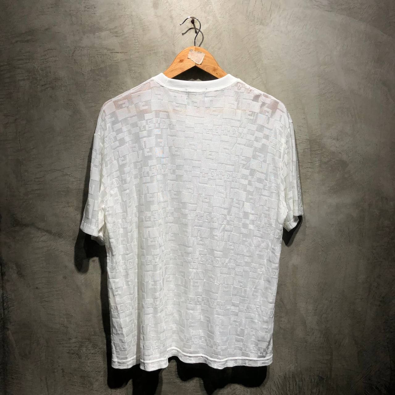 Fendi Fendi Monogram see thru tee Size US L / EU 52-54 / 3 - 2 Thumbnail