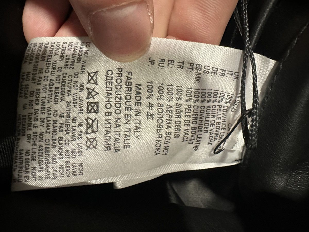 Diesel Black Gold Diesel Black Gold Loragraph Leather Jacket with Graffiti Size US M / EU 48-50 / 2 - 4 Thumbnail