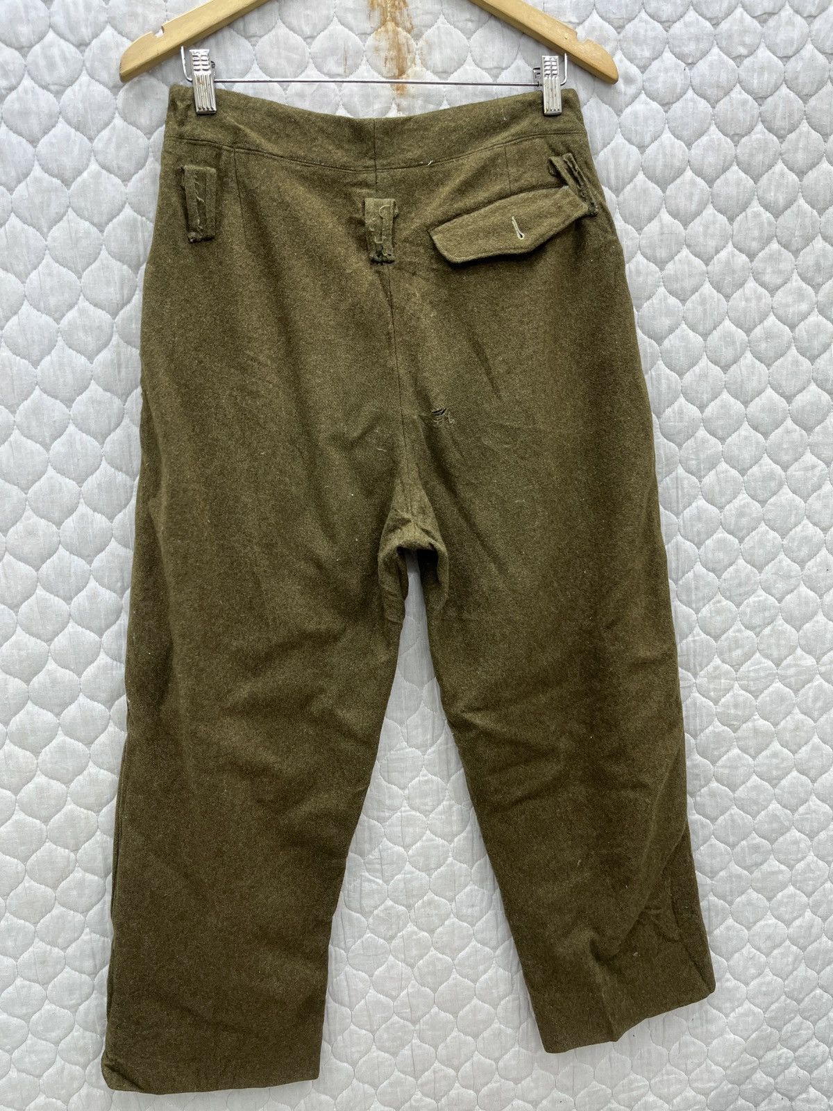 Vintage 🔥🔥🔥STEALS VTG JAPAN MILITARY WOOL PANTS Size US 29 - 9 Thumbnail