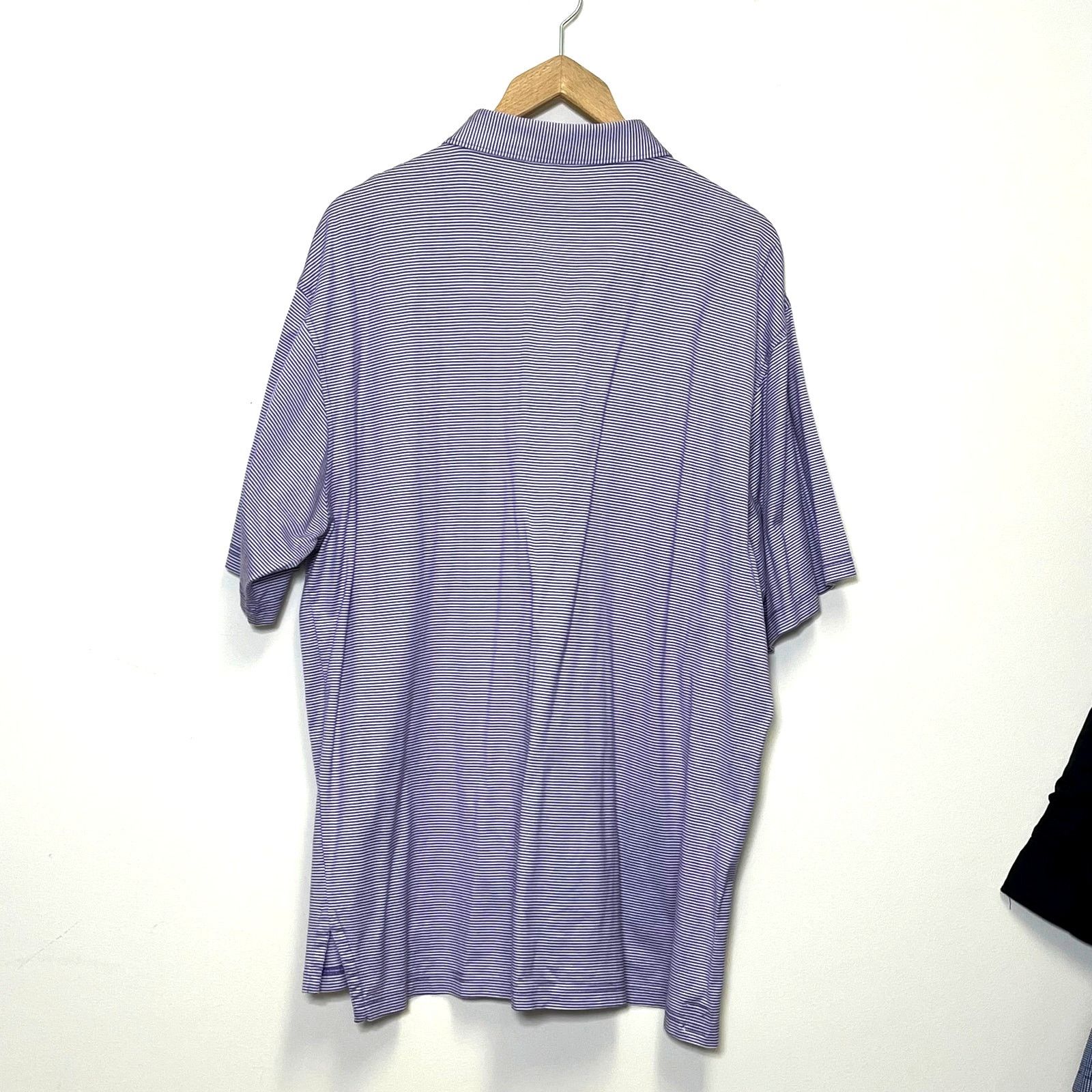 Peter Millar Peter Millar Pinstriped Polo Collared Shirt XL Size US XL / EU 56 / 4 - 2 Thumbnail