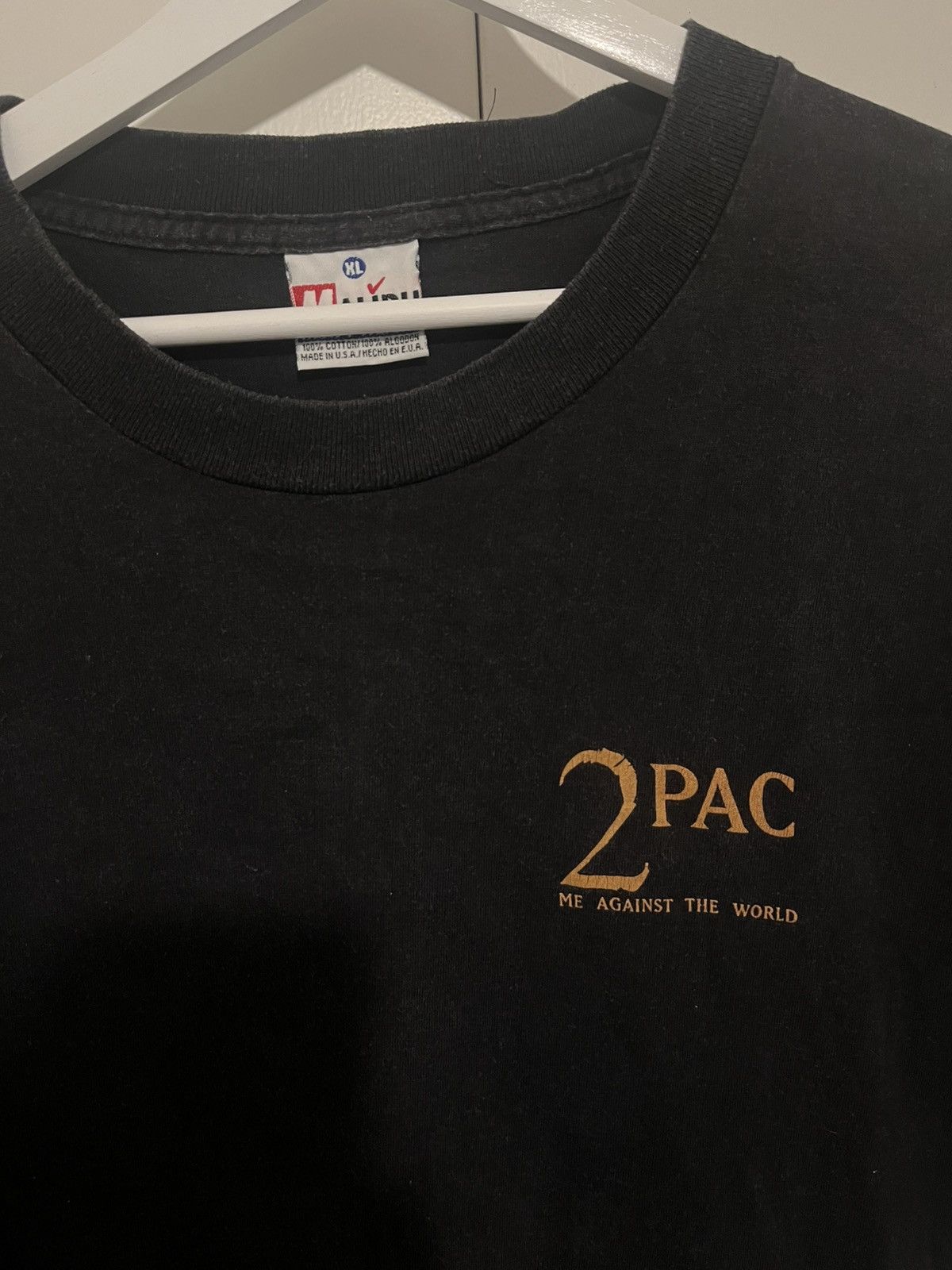 Vintage 2Pac 1995 promo t-shirt Tupac rap tee Size US XL / EU 56 / 4 - 2 Thumbnail