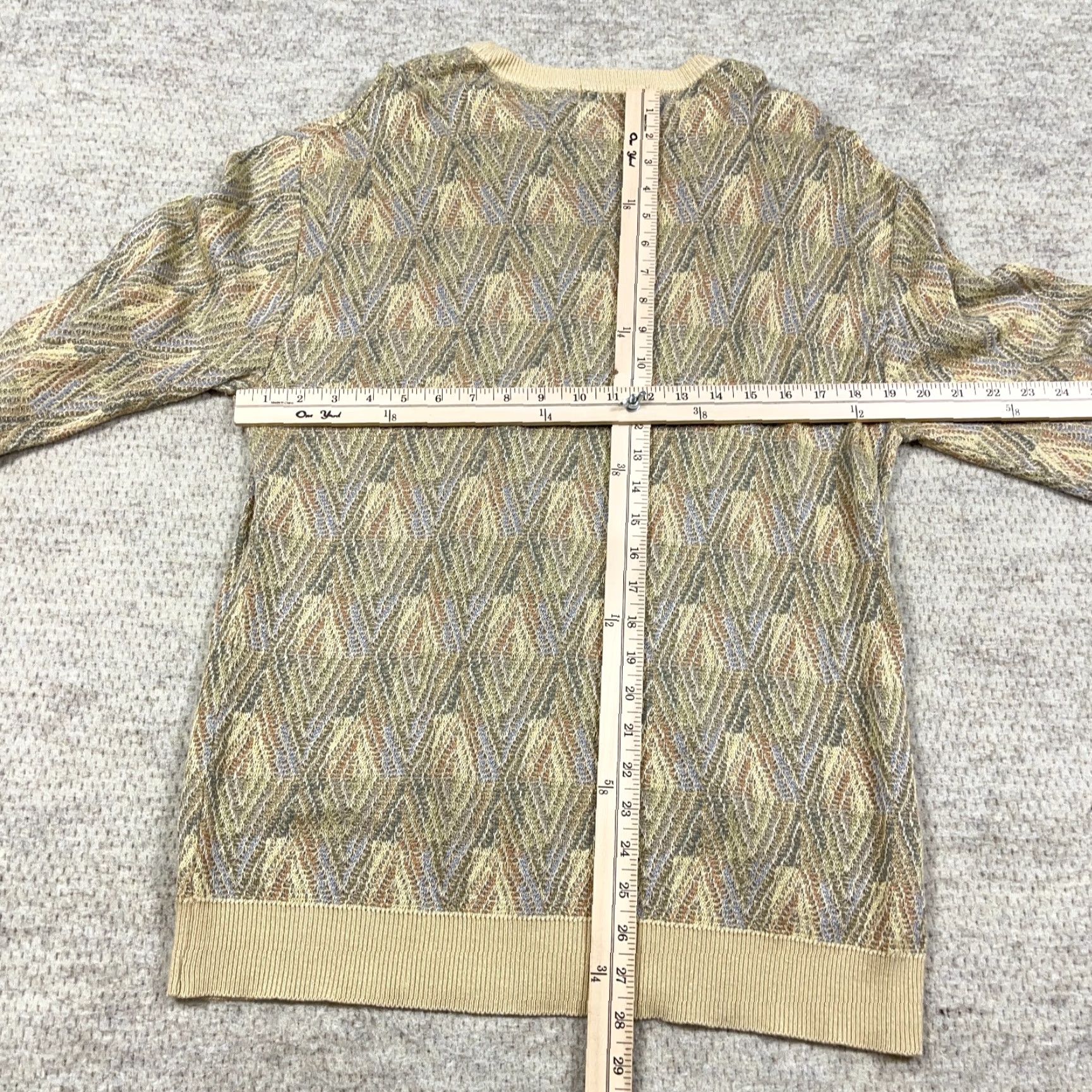 Jos. A. Bank Vintage Jos. A. Bank Geometric Crewneck Sweater Men XL Tan Beige Pullover Heavyweight 80s 90s Retro Hip Hop Style Cardigan? Size US XL / EU 56 / 4 - 7 Thumbnail
