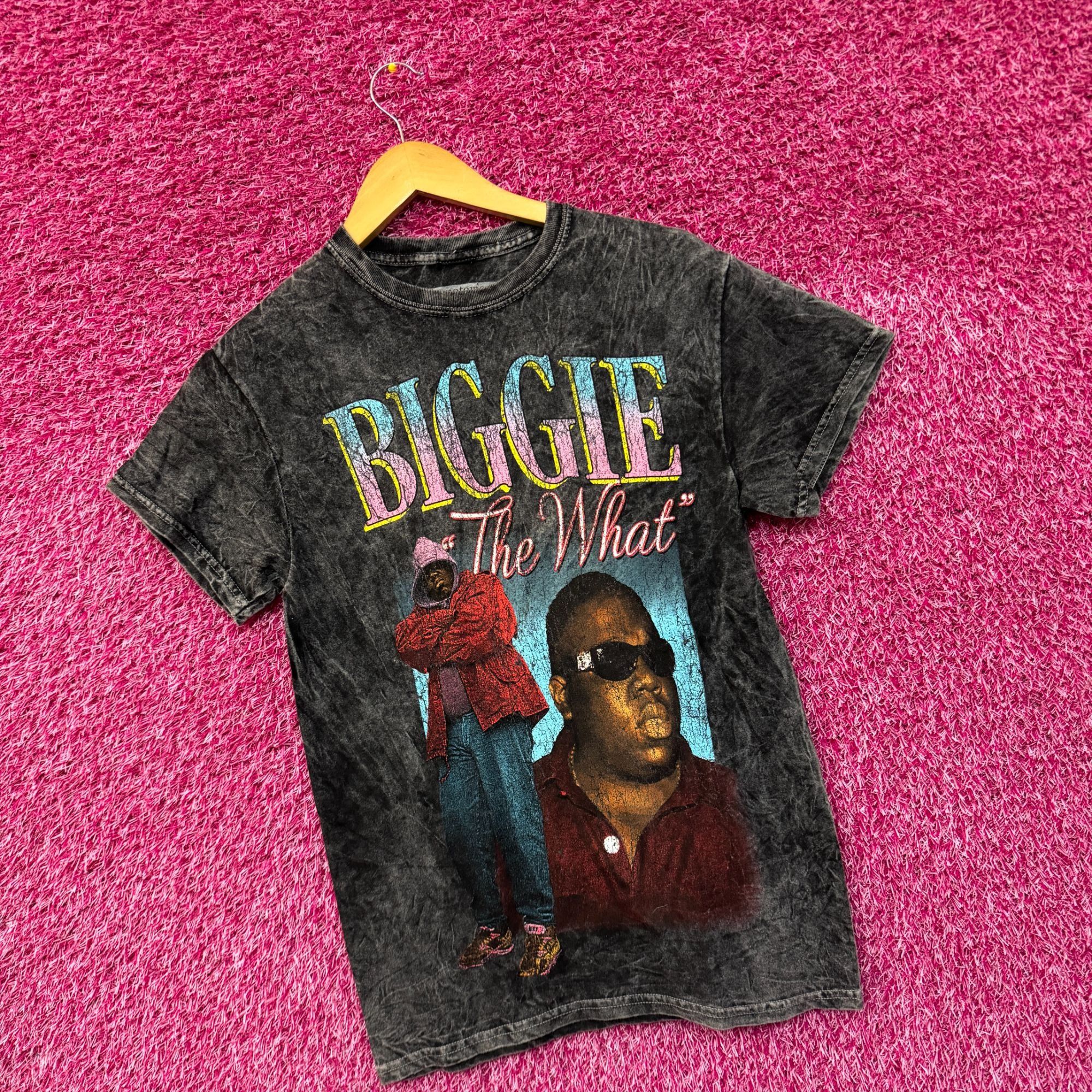 Rap Tees Biggie Smalls The What mineral wash shirt size small Size US S / EU 44-46 / 1 - 3 Thumbnail