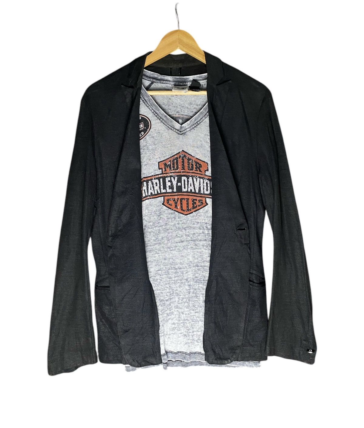 5351 POUR LES HOMMES × Vintage Vintage 5351 Pour Les Homme Cardigan One Button Size US M / EU 48-50 / 2 - 2 Thumbnail