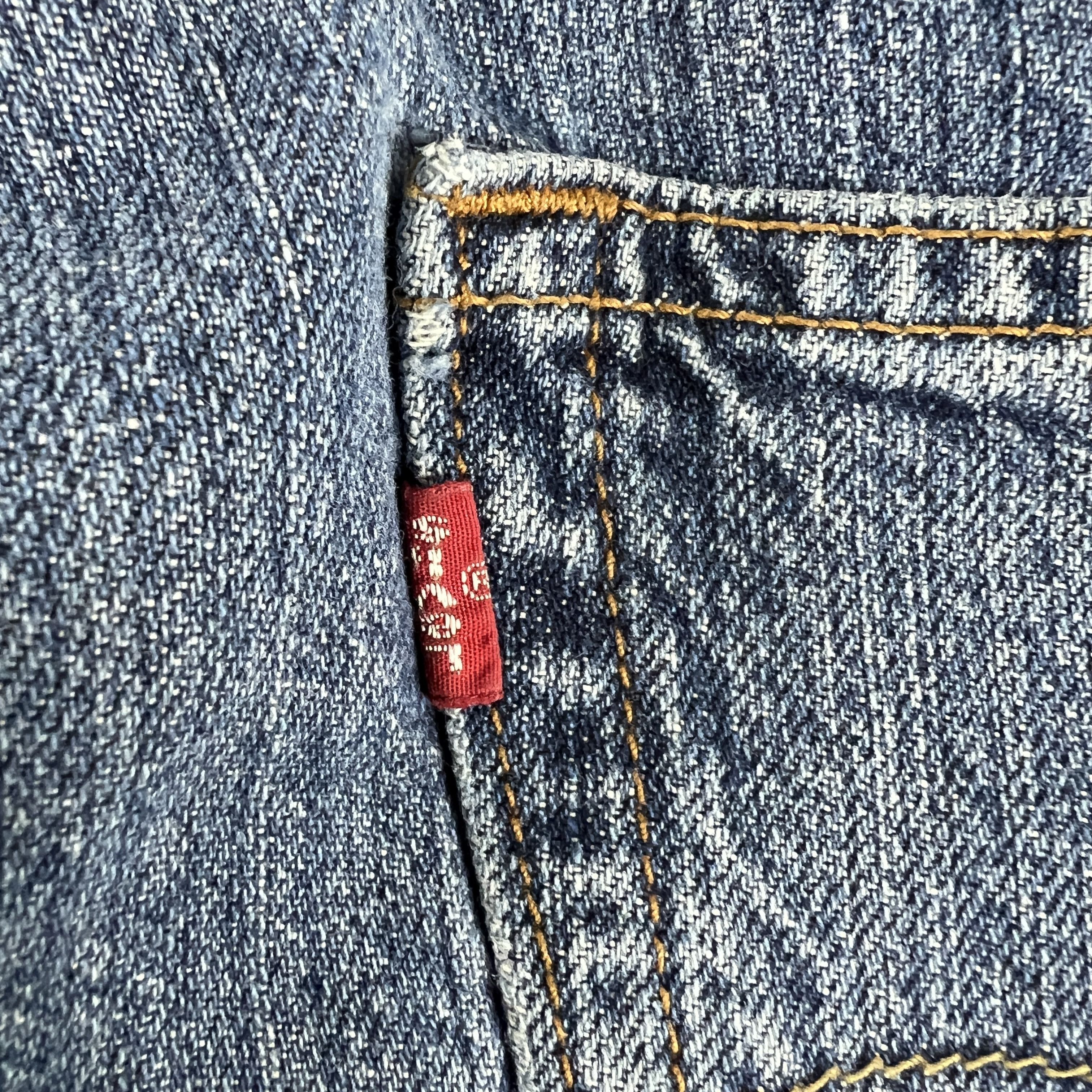 Levi's × Vintage VTG Levi's Jean Shorts 505 Cut Off Distressed Denim Jorts Size US 36 / EU 52 - 10 Thumbnail