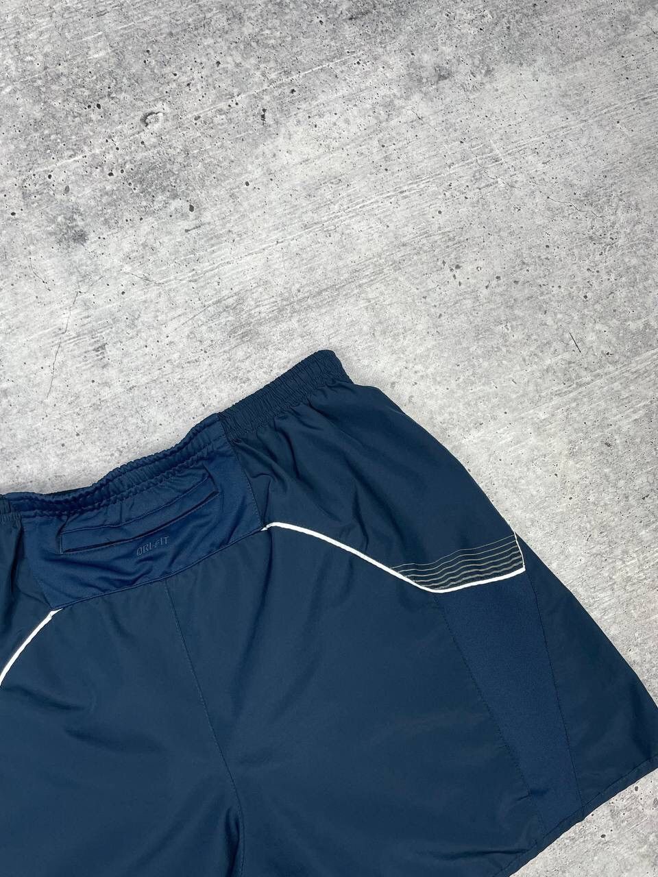 Nike × Vintage Vintage Nike 90’s Y2K Style Drill Blue Nylon Dri-Fit Shorts Size US 34 / EU 50 - 12 Thumbnail