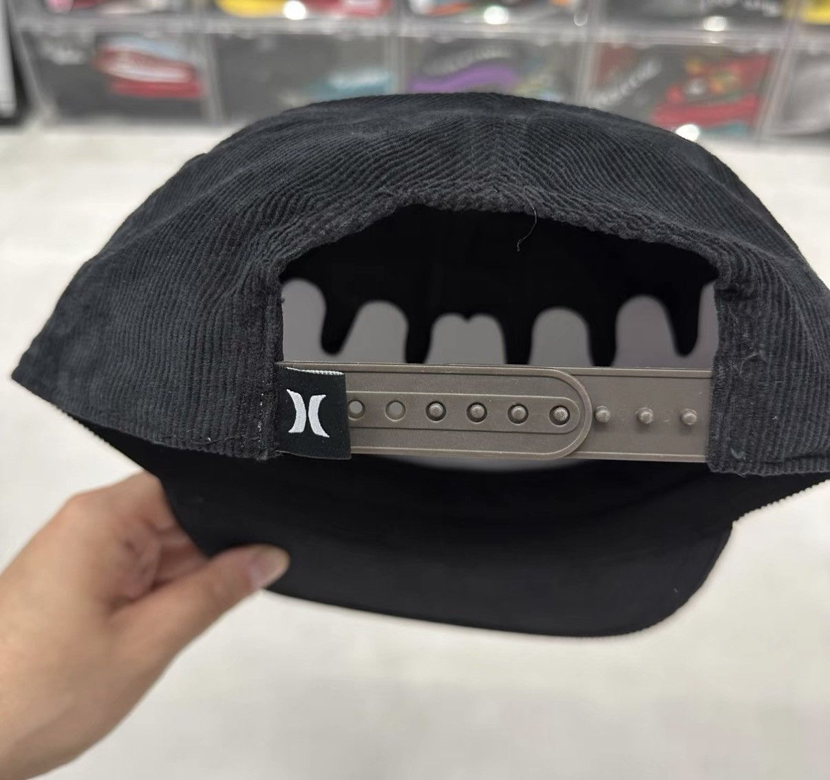 Hurley Hurley Corduroy Flat Brim Baseball Cap J32 Size ONE SIZE - 2 Thumbnail