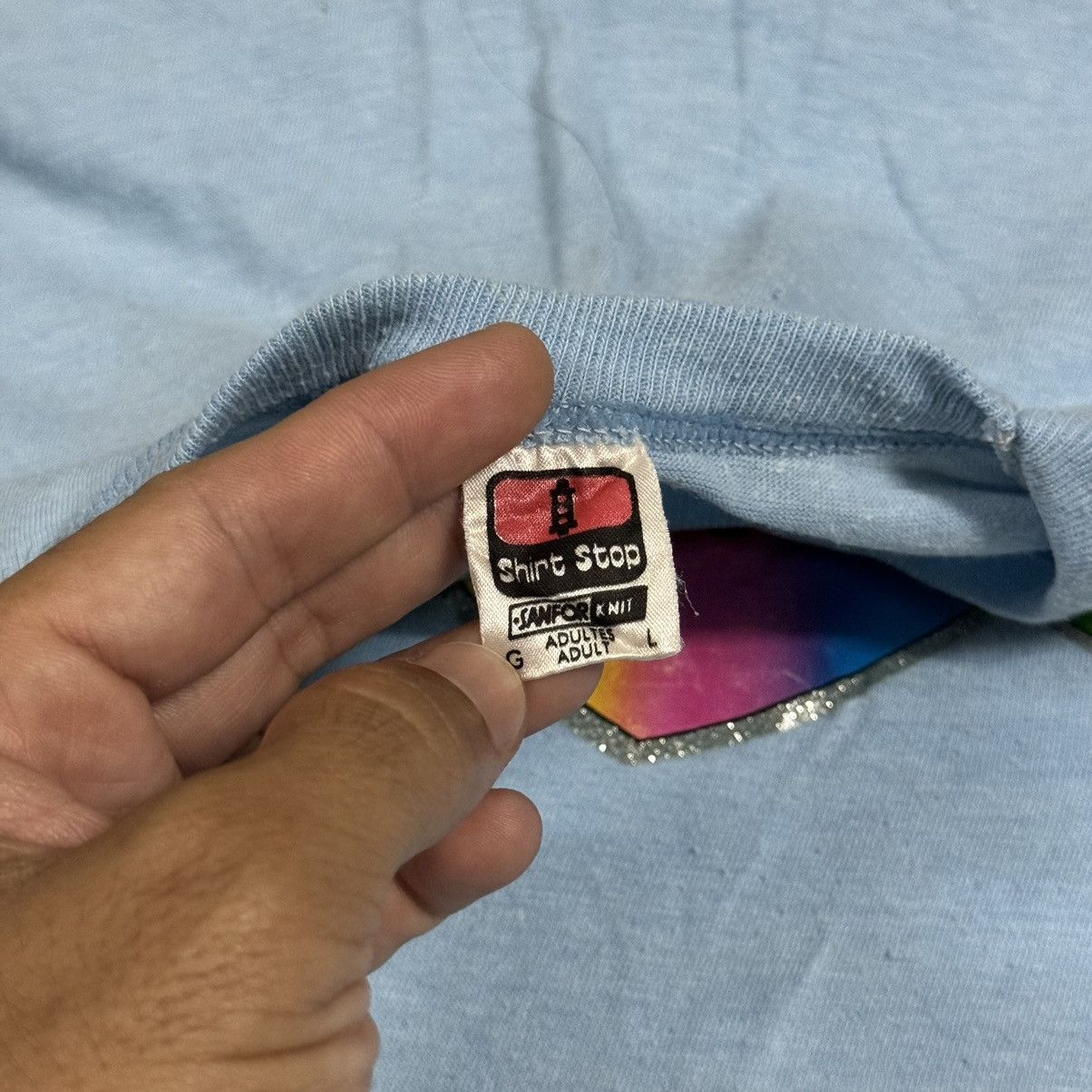Vintage Vintage Ringer Rainbow Print Big Logo Shirt Size US M / EU 48-50 / 2 - 8 Thumbnail