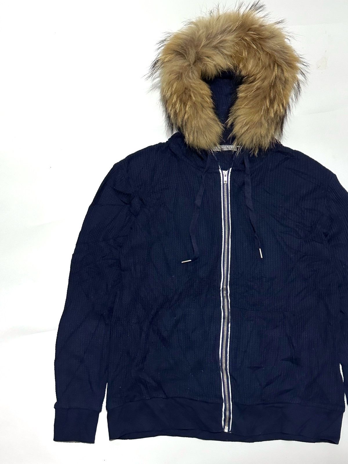 Hysteric Glamour × Japanese Brand × Le Grande Bleu (L.G.B.) Northblock-Fur Waffle Japanese Hoodie Size US M / EU 48-50 / 2 - 3 Thumbnail
