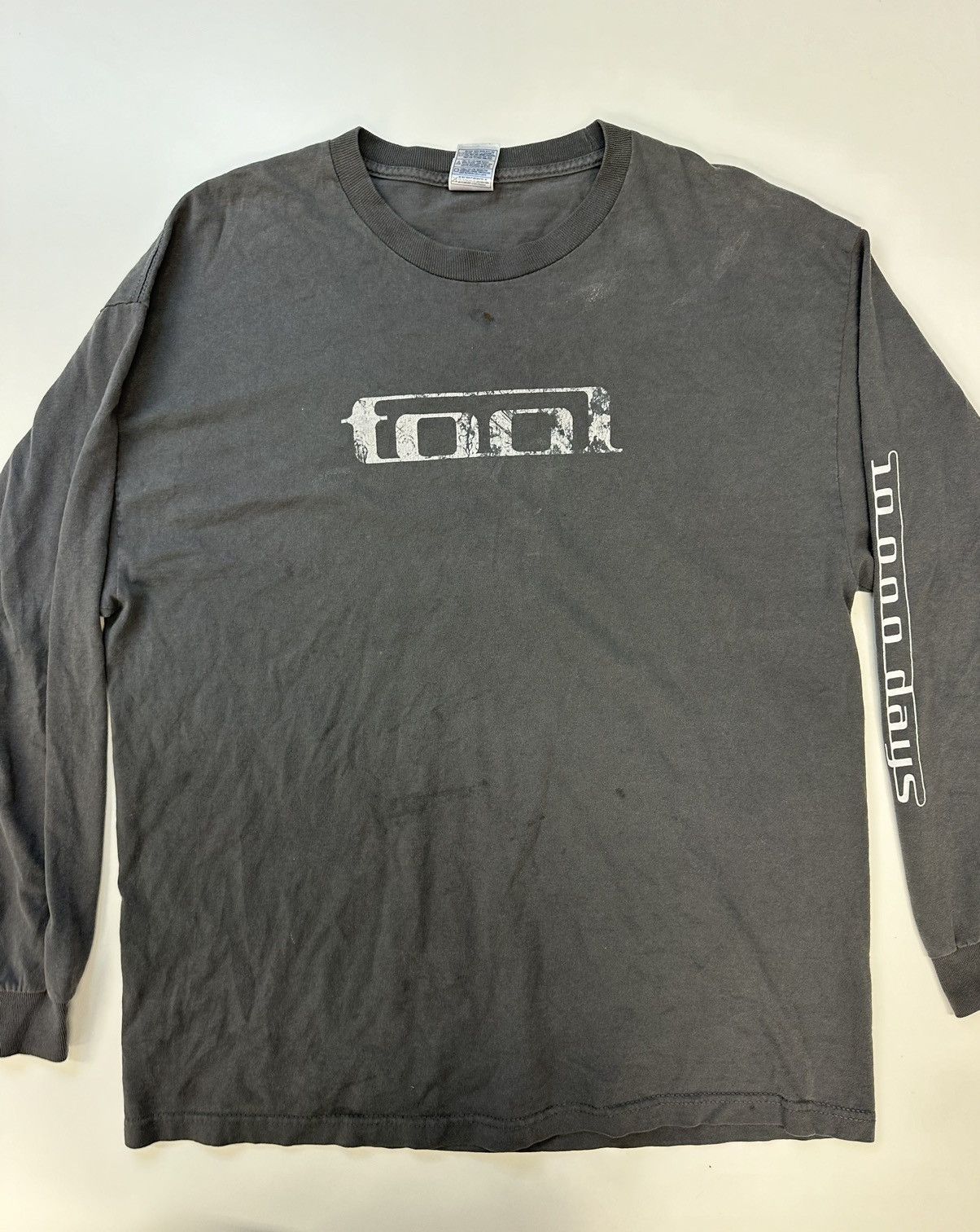 image of Vintage Tool Long Sleeve Tee in Grey, Men's (Size XL)