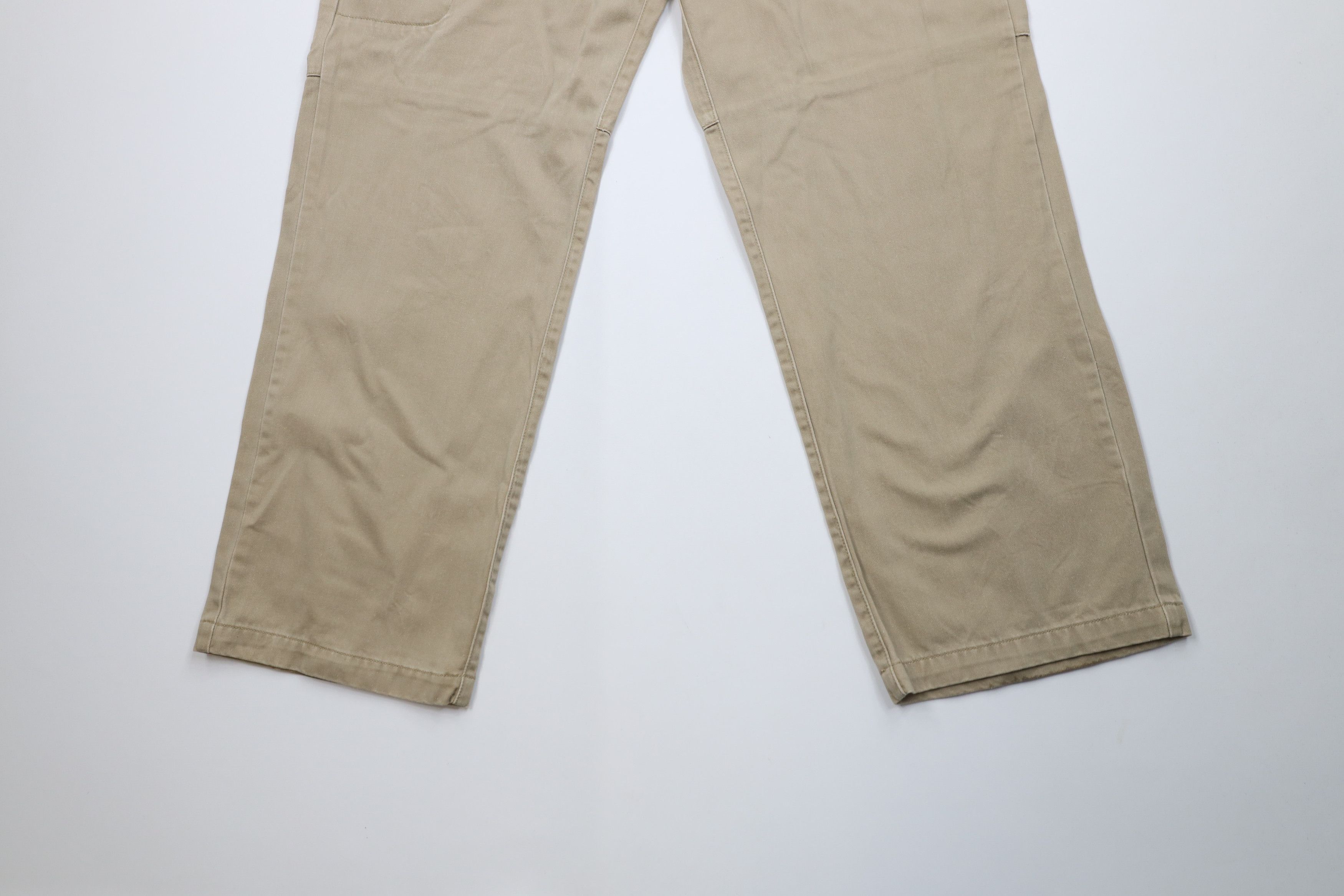 Guess Vintage 90s Guess Spell Baggy Wide Leg Dungaree Pants Khaki Size US 34 / EU 50 - 4 Thumbnail