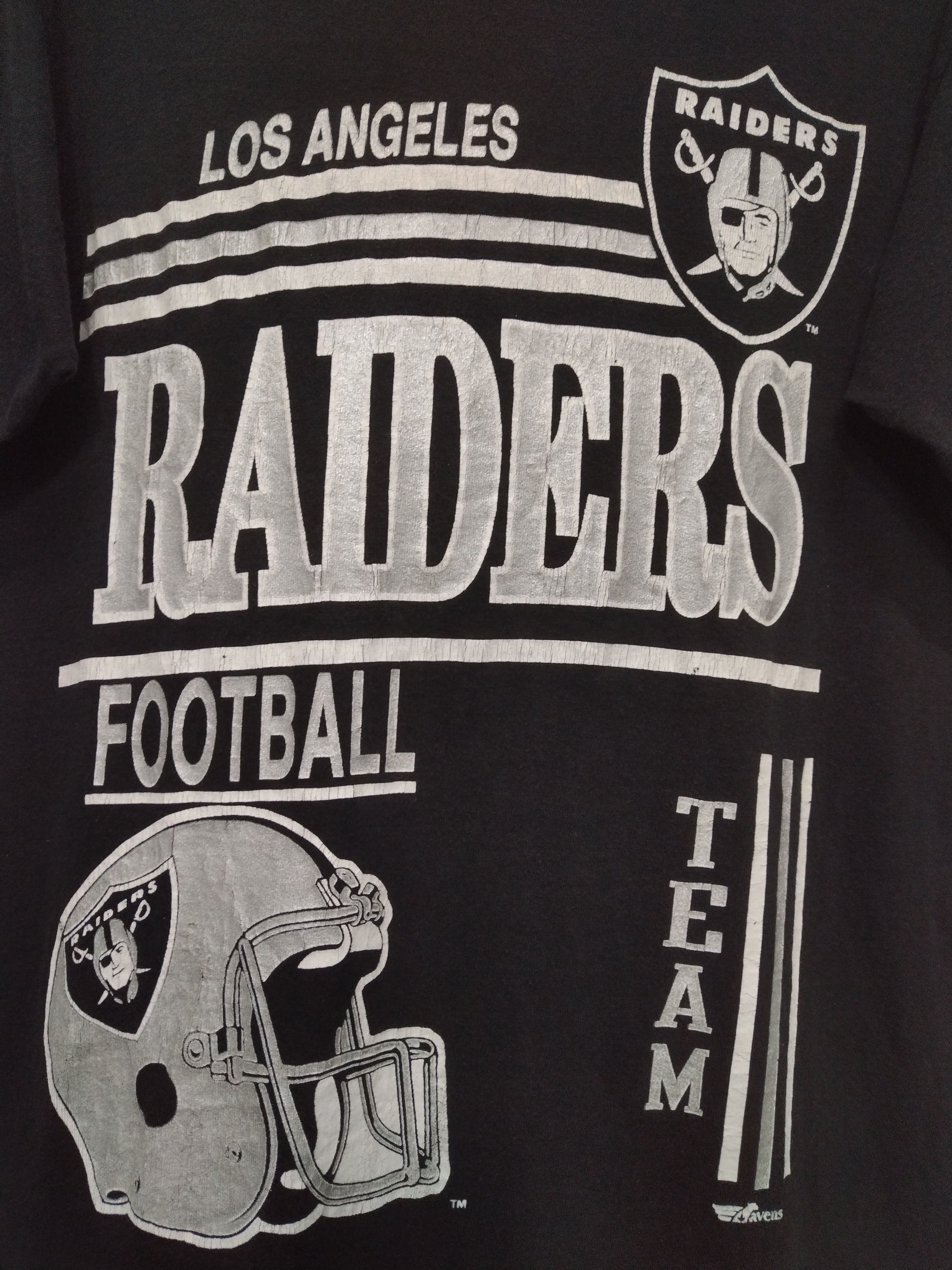 Fruit Of The Loom × NFL × Vintage Vintage LA Raiders Football Tshirt Fruits Of the Loom Size US M / EU 48-50 / 2 - 7 Thumbnail