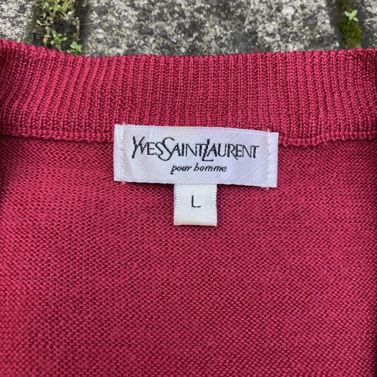 Yves Saint Laurent Vintage Yves Saint Lauren Knit Vest Size US M / EU 48-50 / 2 - 9 Thumbnail