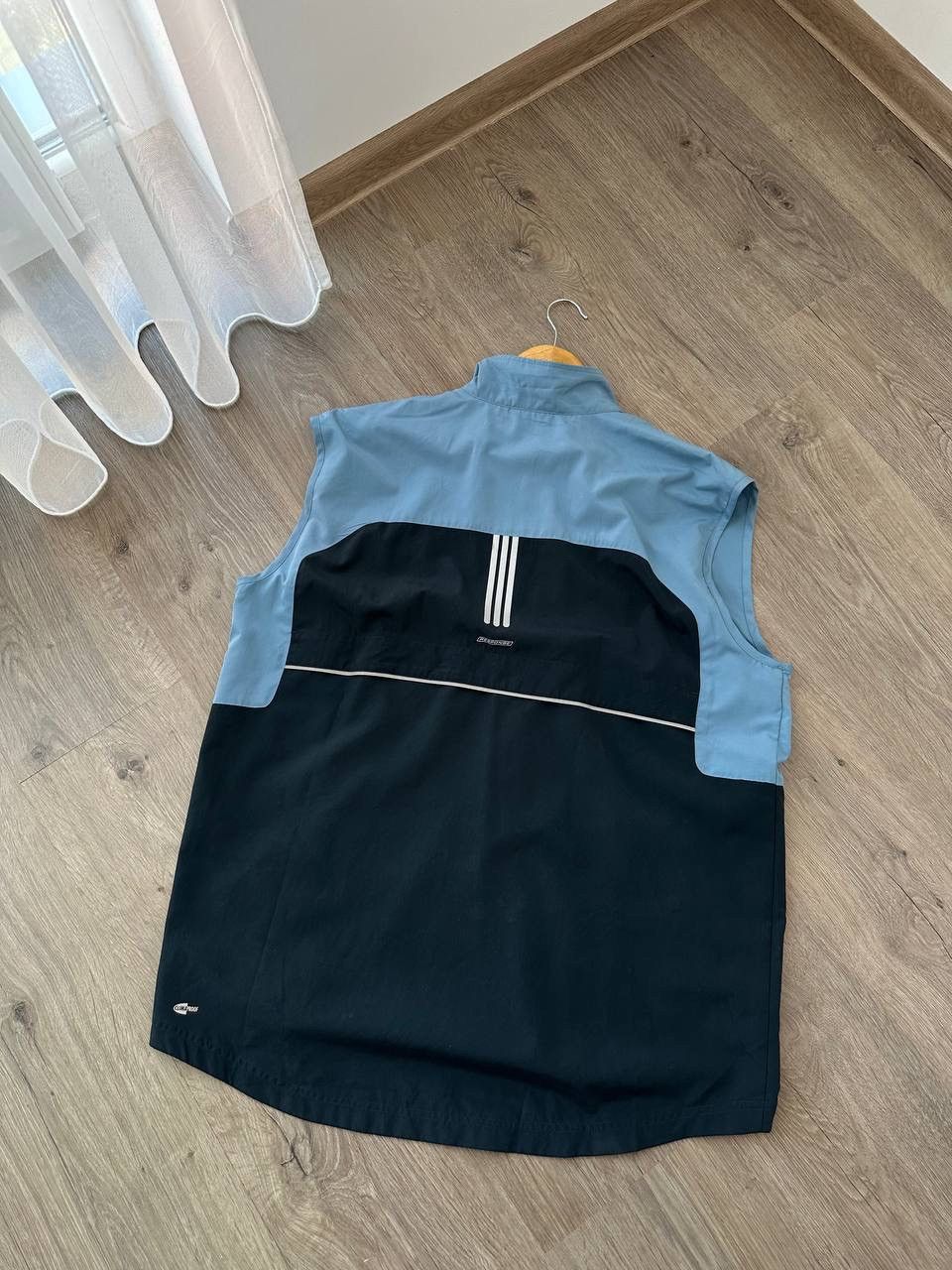 Adidas × Vintage Vintage Adidas Blue Nylon Sportswear West Size US L / EU 52-54 / 3 - 11 Thumbnail
