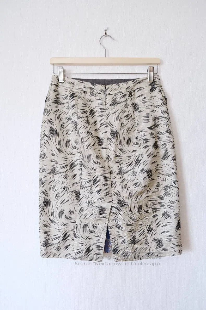 Kenzo Kenzo Artistic Line Silk Blended Vintage Half Skirt Size 25" / US 0 / IT 36 - 2 Thumbnail