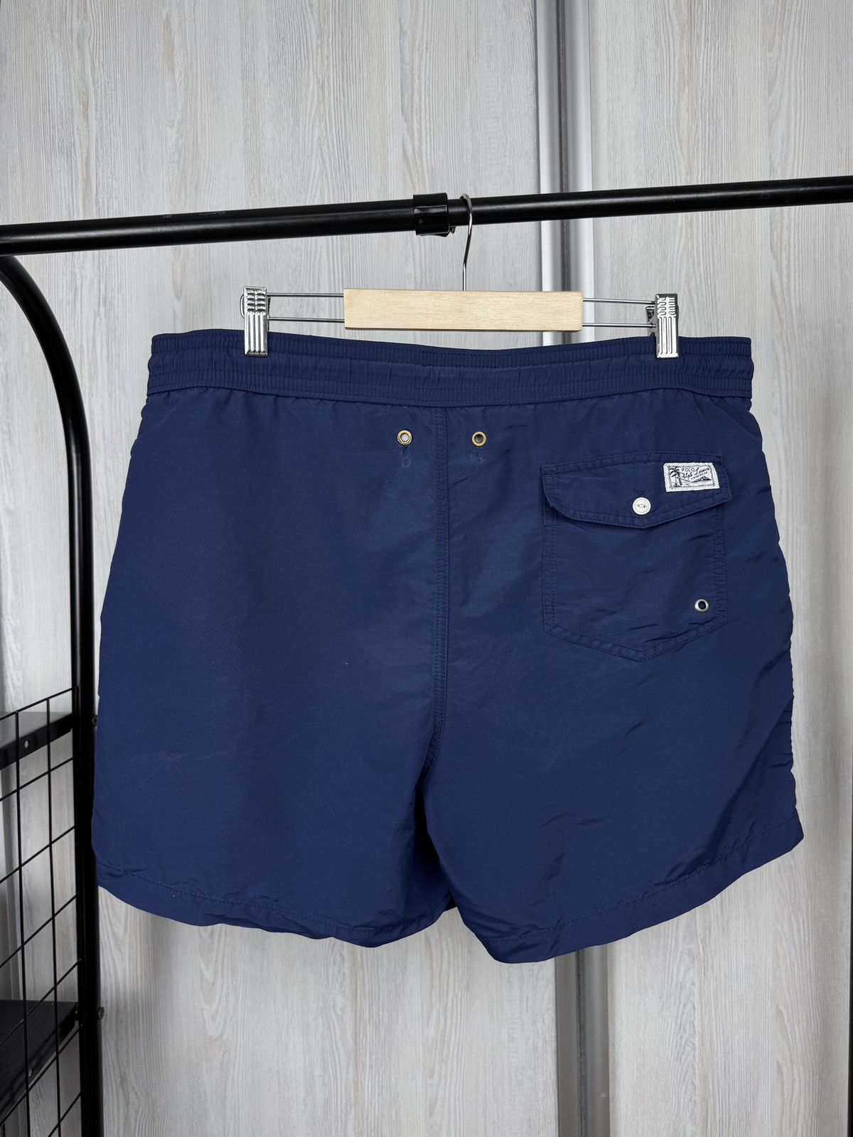 Polo Ralph Lauren Polo Ralph Lauren blue nylon small logo swim shorts Size US 36 / EU 52 - 5 Thumbnail