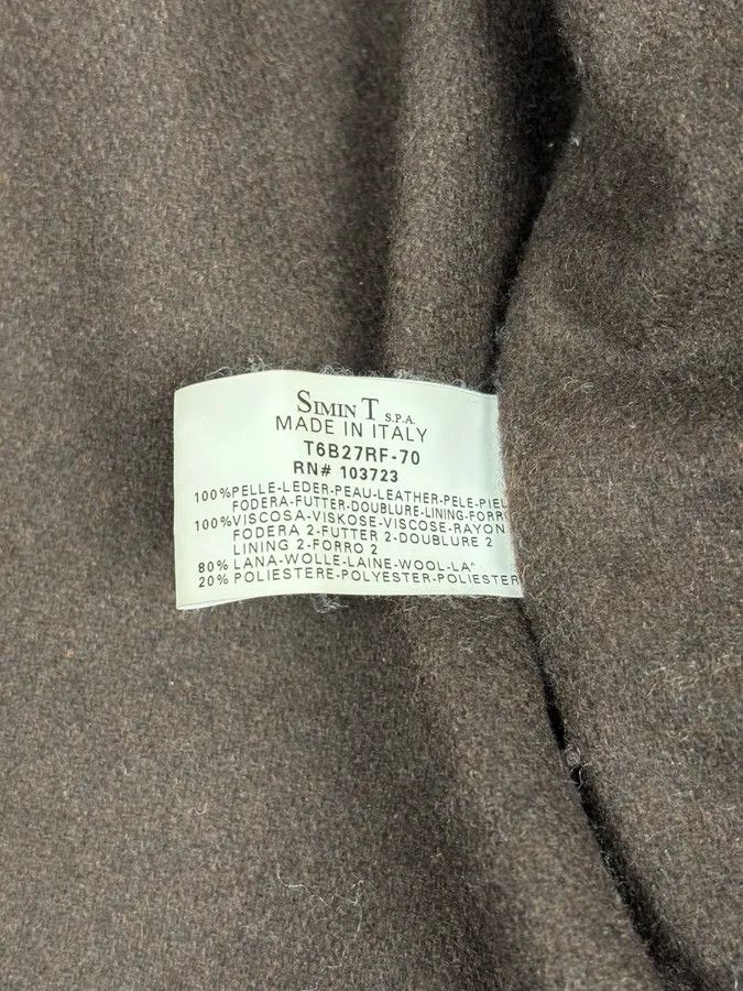 Armani 2000s Armani Brown Imperial Leather Jacket Size US M / EU 48-50 / 2 - 10 Thumbnail