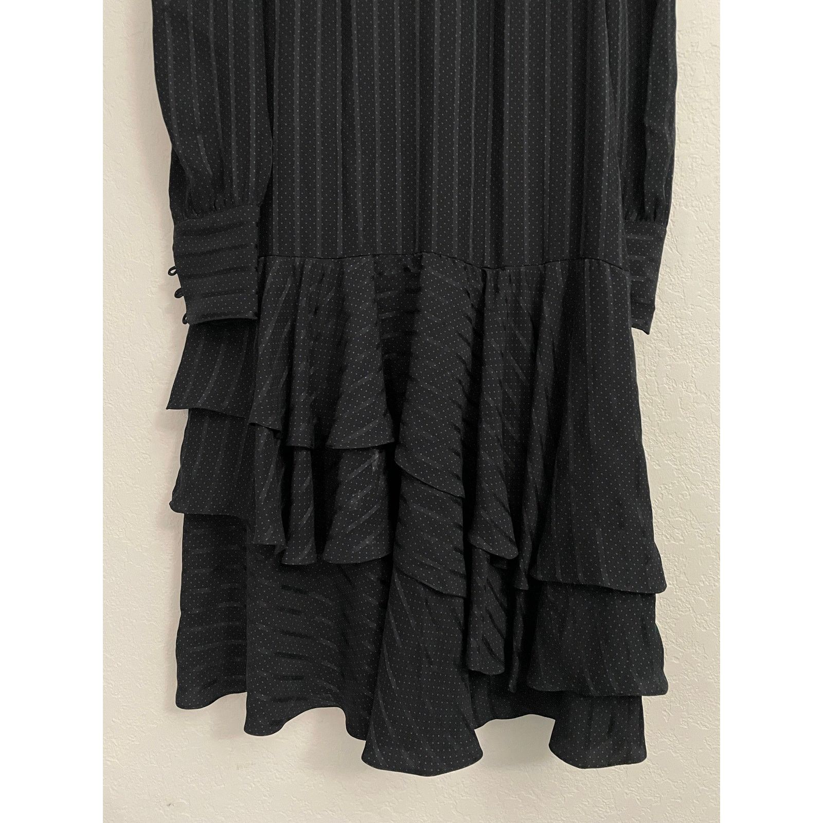 Jean Women Vintage Jean and Martin Pallant black silk dress sz 10 Size L / US 10 / IT 46 - 8 Thumbnail