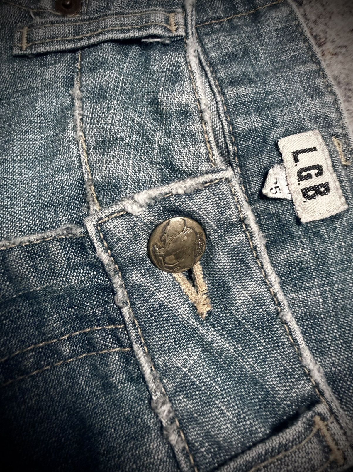 Le Grande Bleu (L.G.B.) le grand bleu mega flared denim Size US 28 / EU 44 - 5 Thumbnail