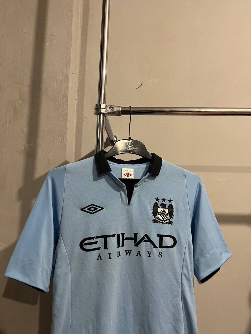 Umbro 2012/13 MANCHESTER CITY #16 AGUERO HOME SOCCER JERSEY SHIRT Size US M / EU 48-50 / 2 - 5 Thumbnail