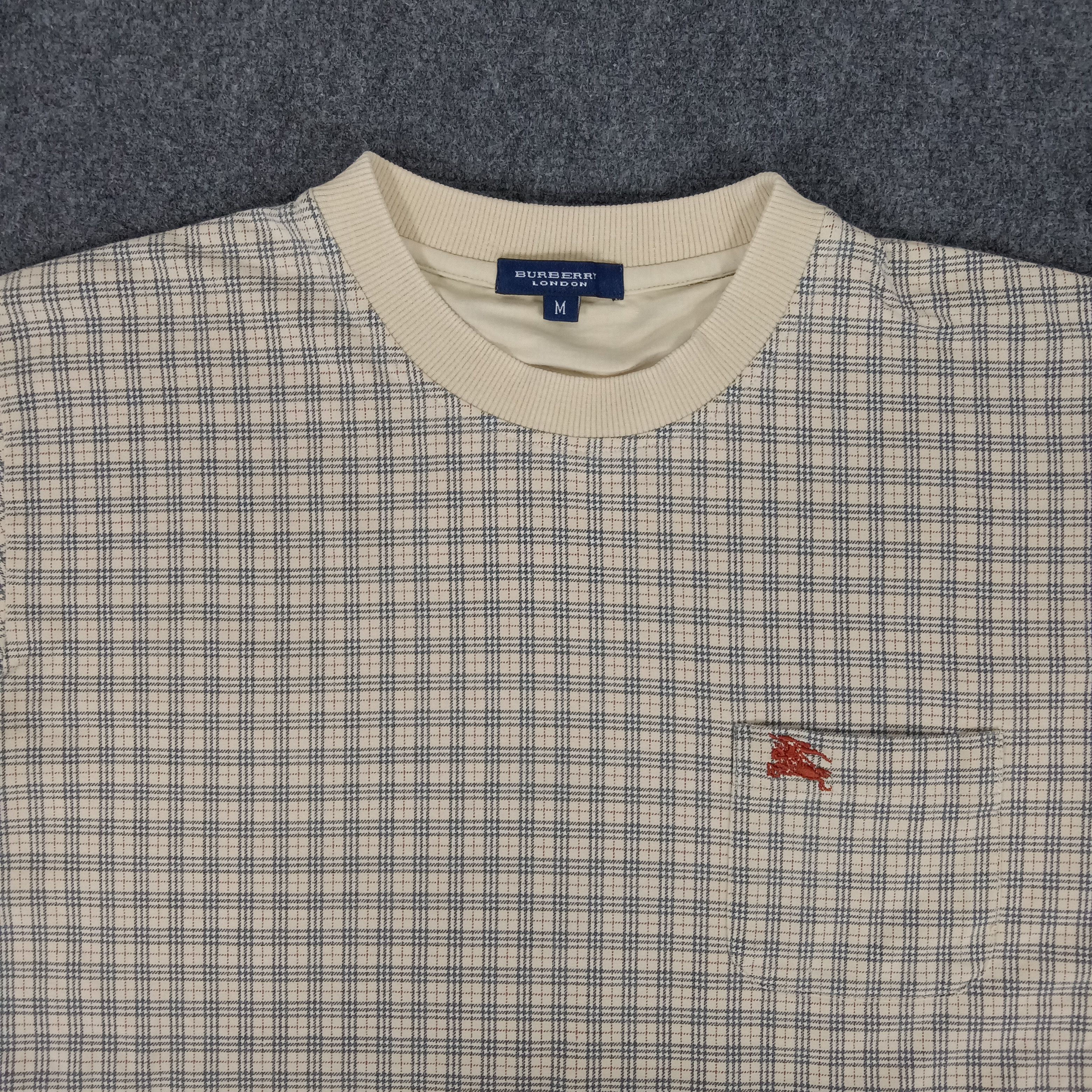 Burberry × Vintage Burberry London Nova Check Tshirt Size US L / EU 52-54 / 3 - 2 Thumbnail