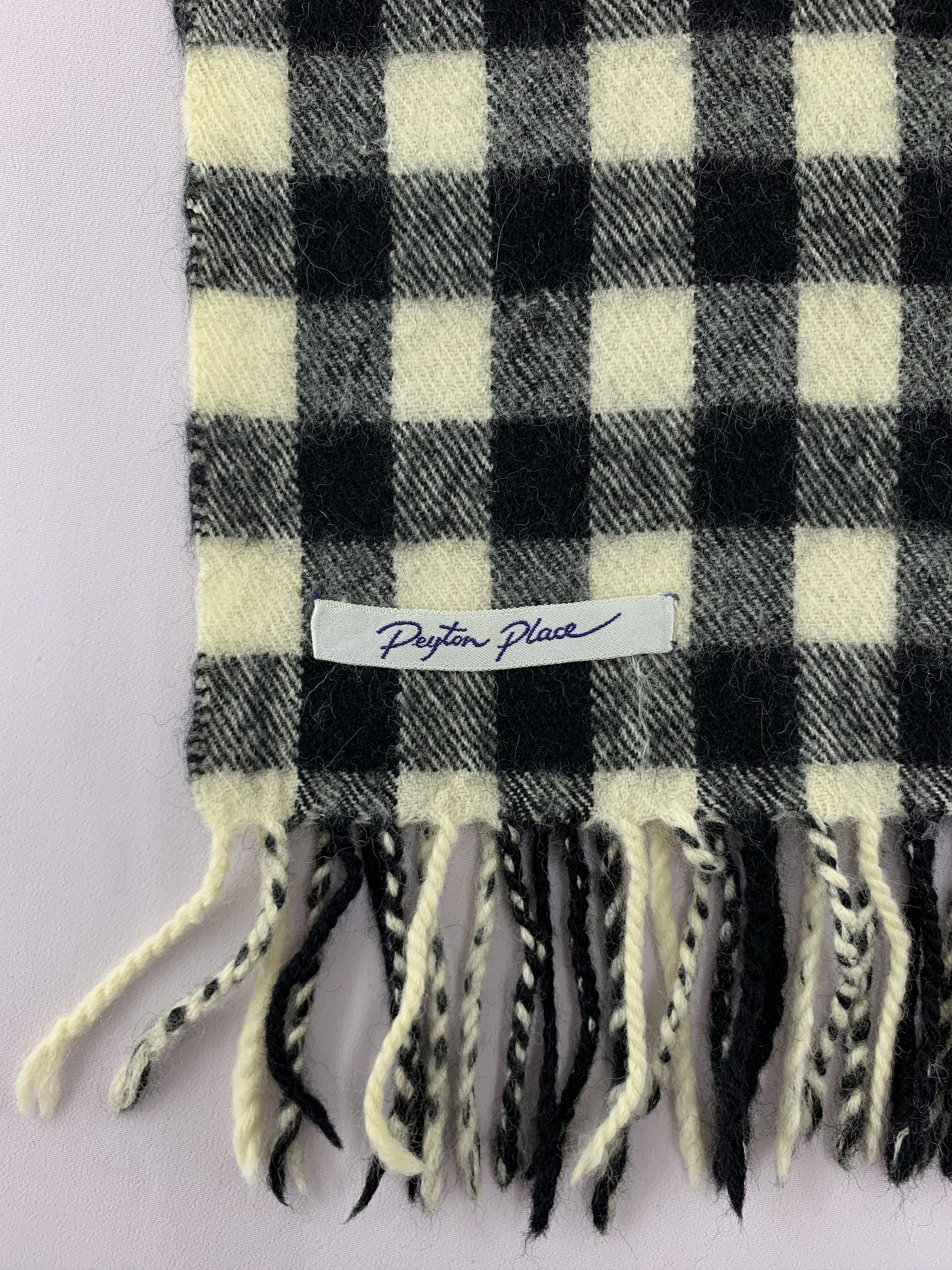 Vintage Peyton Place Scarf Wool Muffler Neck Wrap Shawl BL4031 Size ONE SIZE - 3 Thumbnail