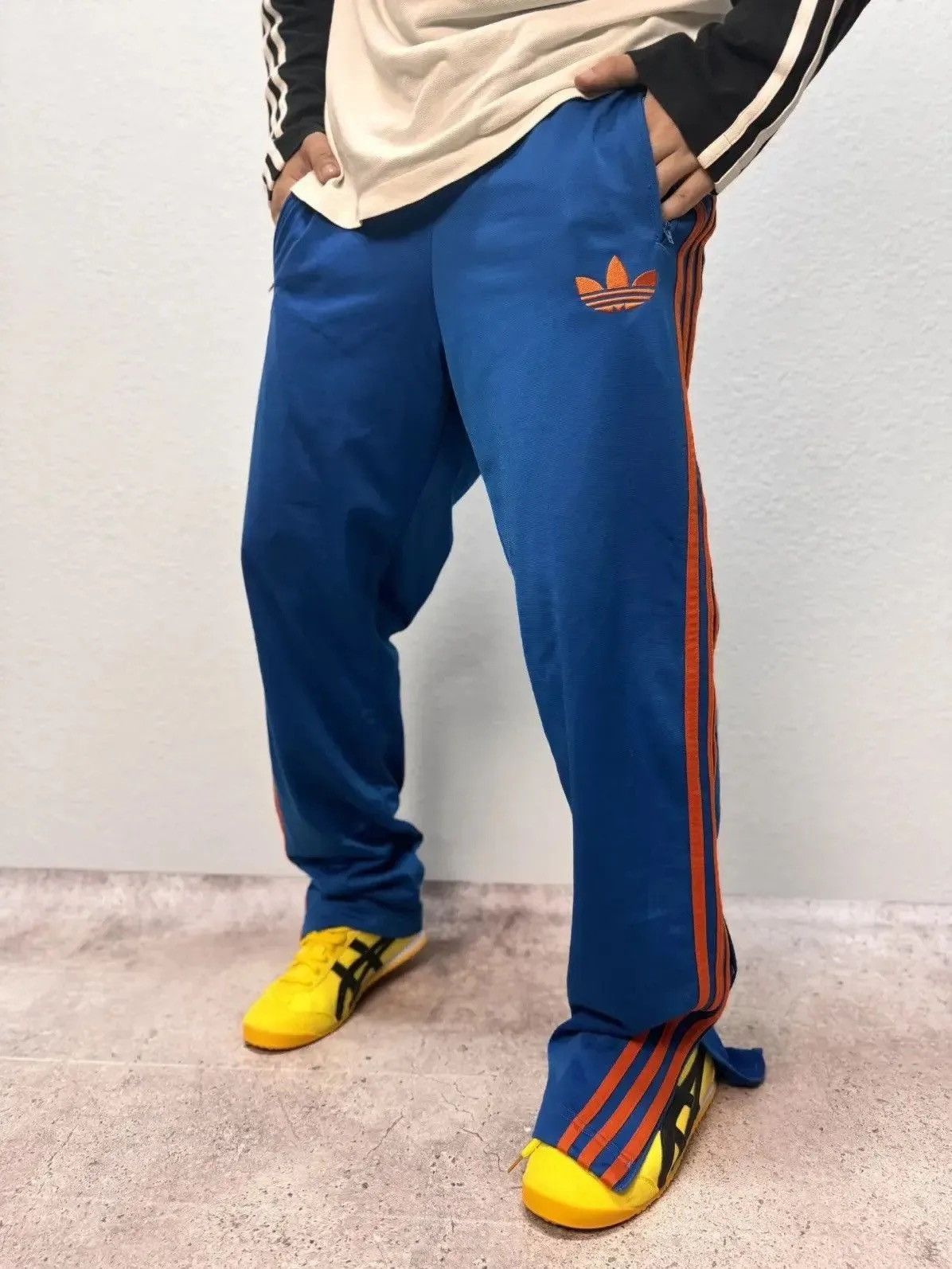 Adidas × Vintage Vintage adidas Sneaker pants Y2K sk8 drill pants Size US 31 - 8 Thumbnail
