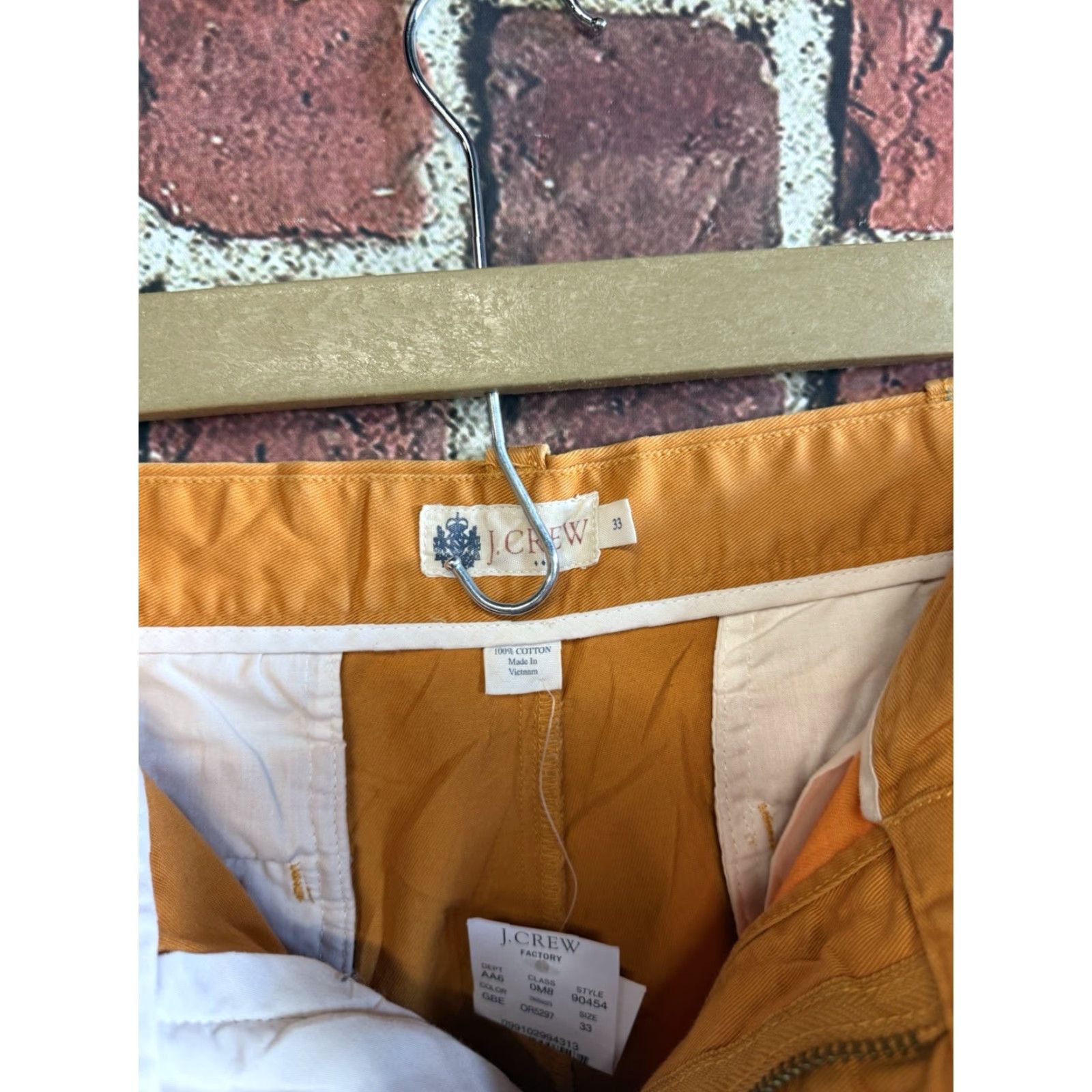 J.Crew J.Crew Chinо Shorts Orange 33 Mens Chino NWT Size US 33 - 3 Thumbnail