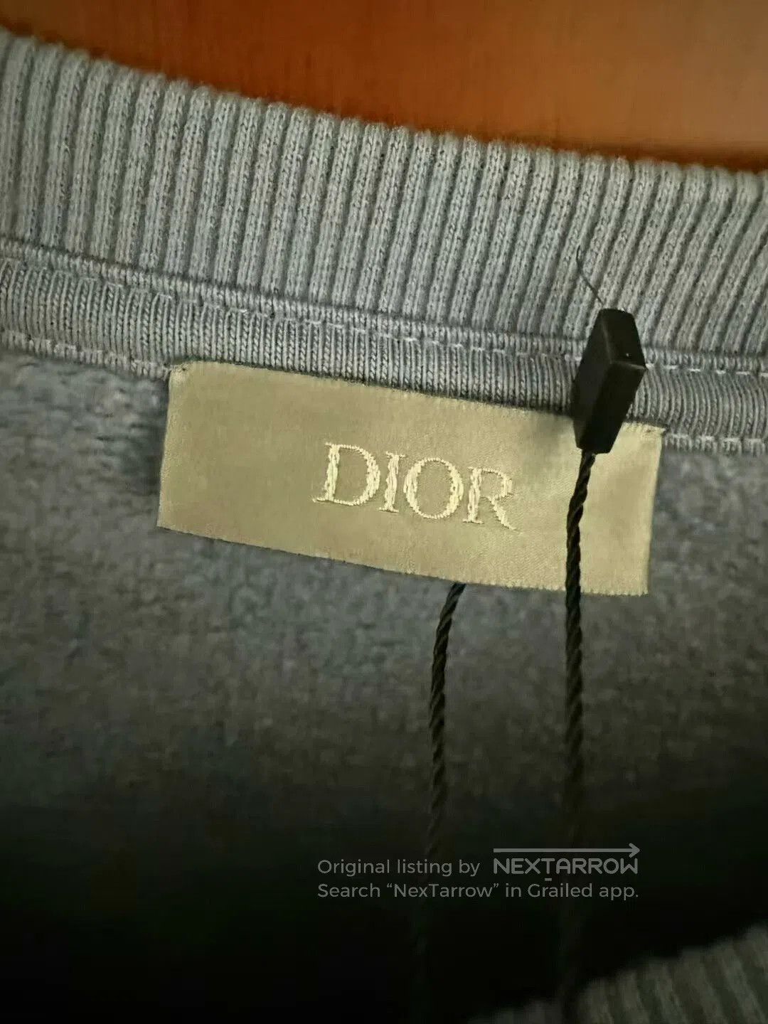 Dior dior logo long sleeve sweatshirt in blue. Size US XL / EU 56 / 4 - 3 Thumbnail