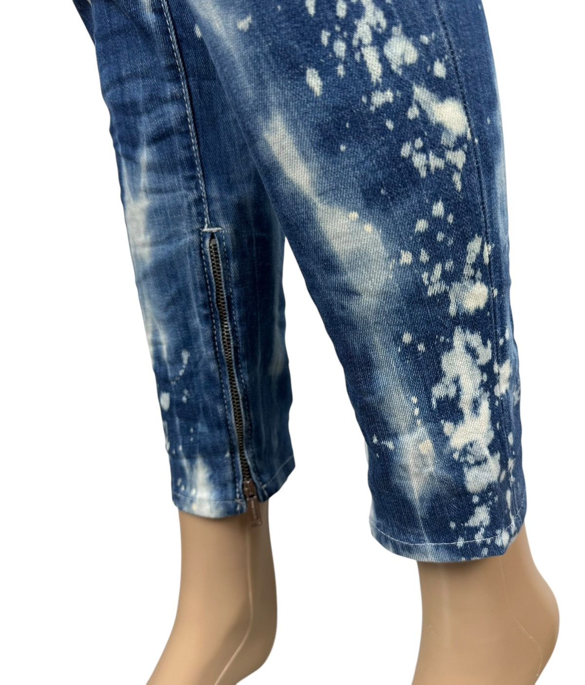 Dsquared2 Dsquared2 Skinny Jeans Ankle Zip Crop Women size 40 Size 27" / US 4 / IT 40 - 8 Thumbnail