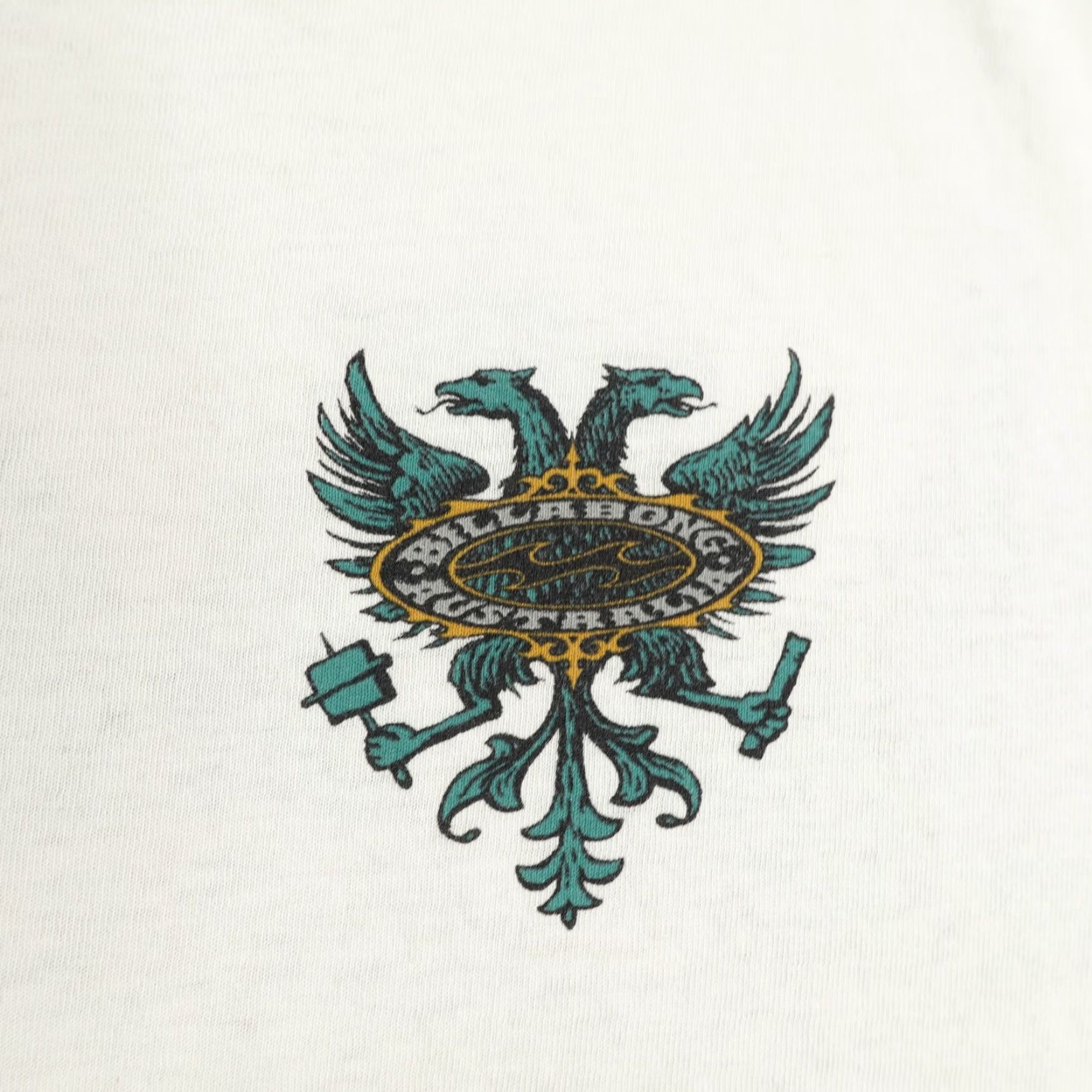 Billabong VINTAGE Billabong T-Shirt Men Small White 90s Surf Skate Graphic Distressed USA Size US S / EU 44-46 / 1 - 3 Thumbnail
