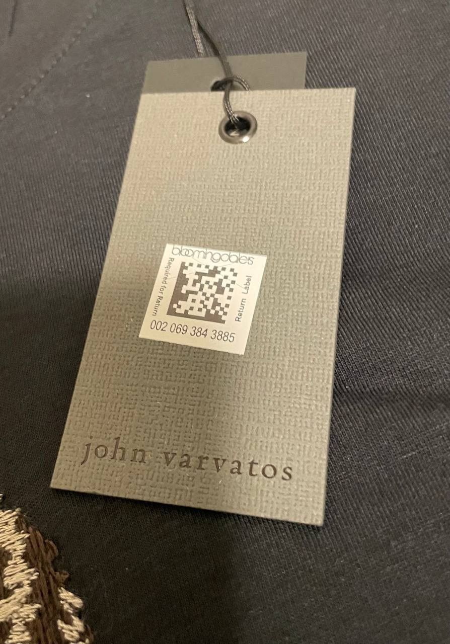 John Varvatos Peace Embroidery Tee Size US XL / EU 56 / 4 - 4 Thumbnail