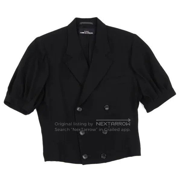 Comme des Garcons Comme Des Garcons size F Black vintage double-breasted top Size S / US 4 / IT 40 - 2 Thumbnail