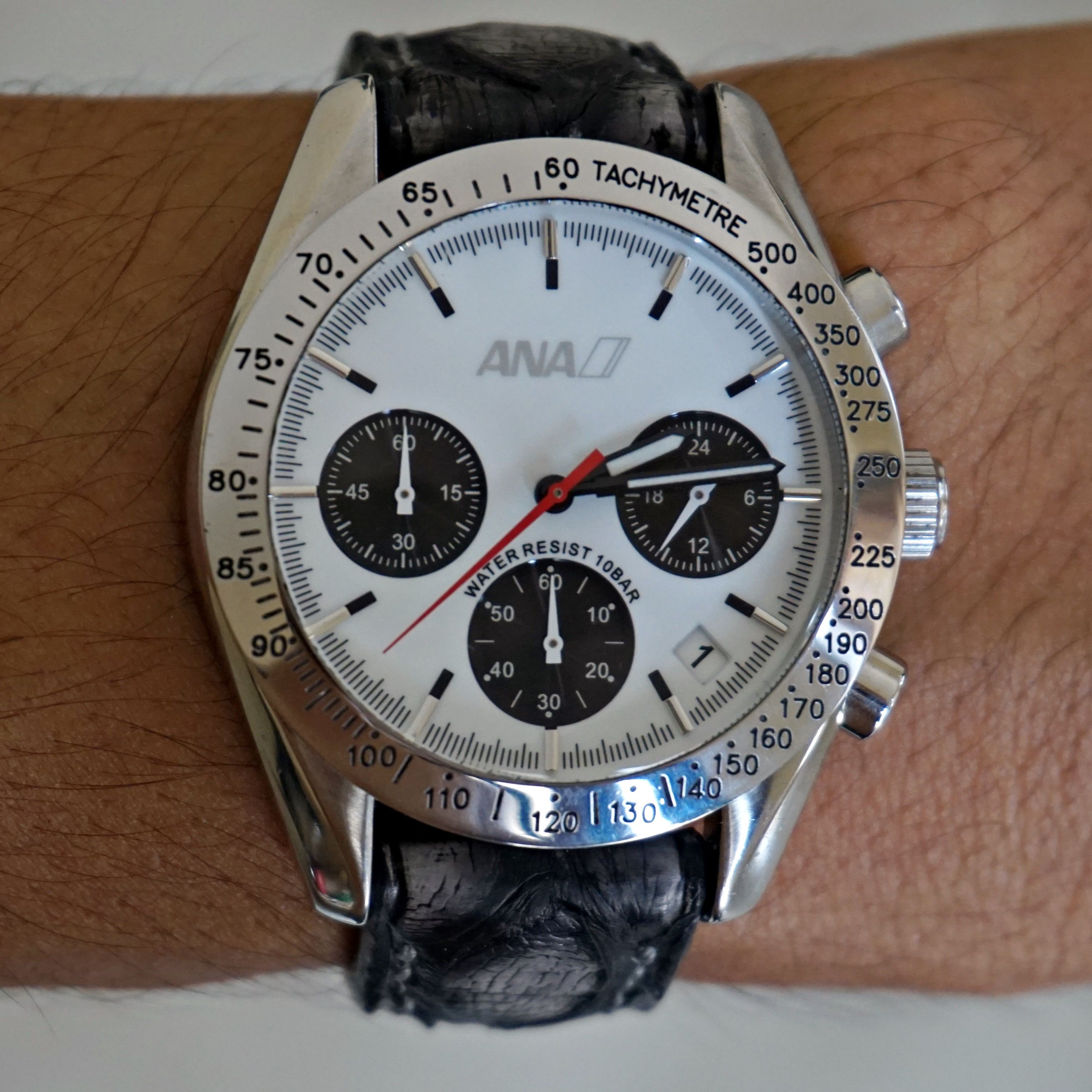 90s Seiko x All Nippon Airways Chronograph Watch