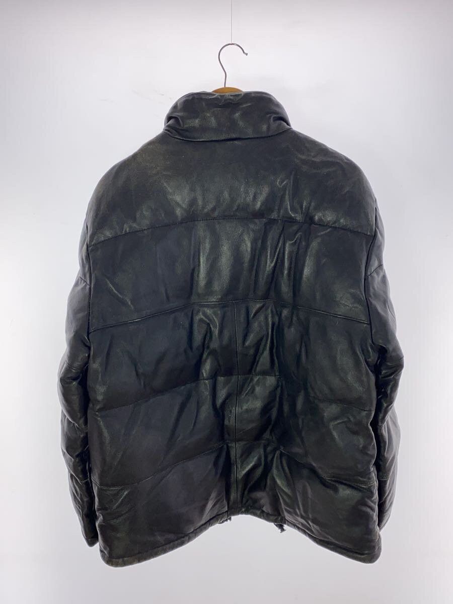 Avirex Sheep Leather Down Jacket Black
