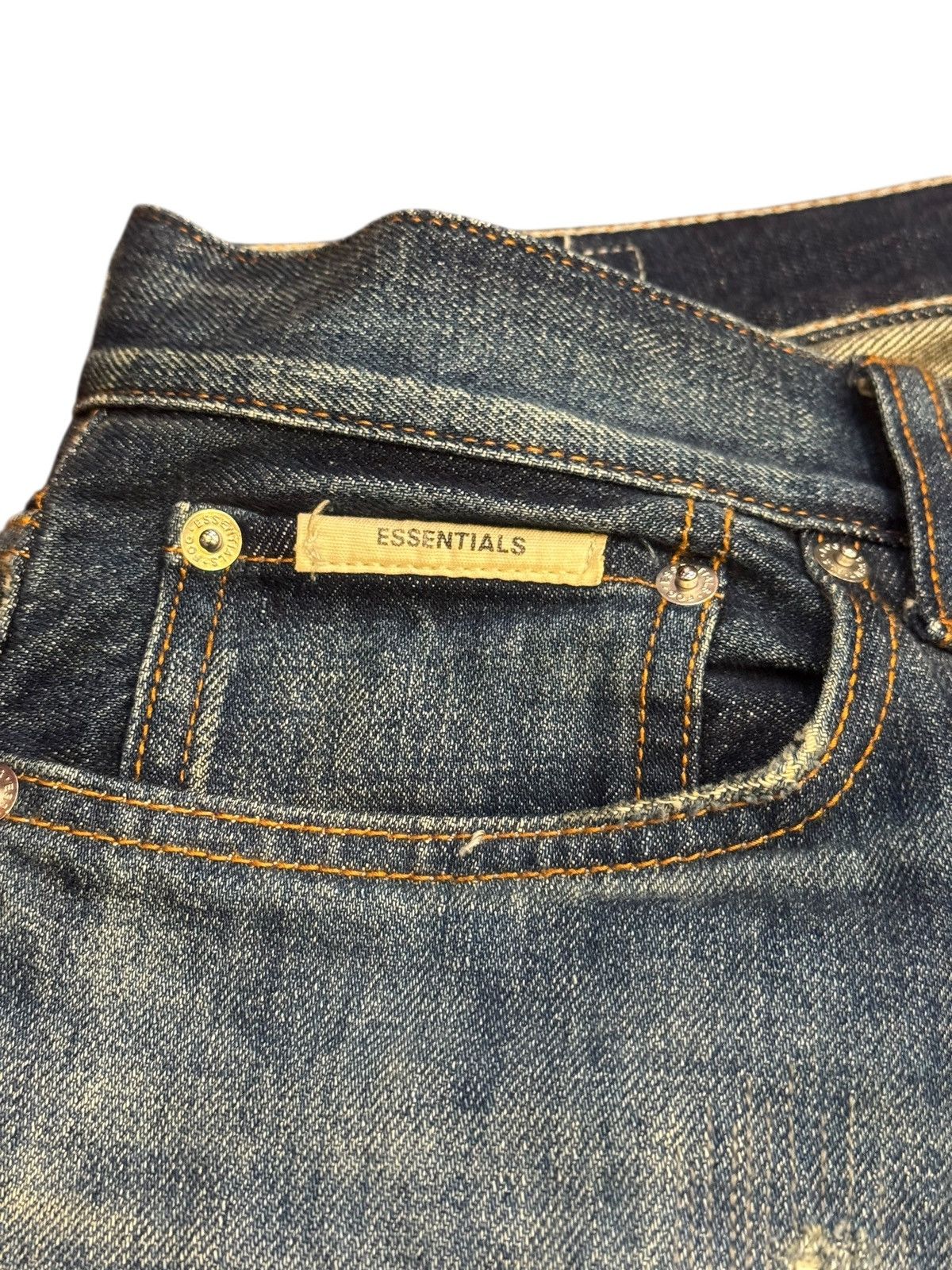 Fear of God Fear Of God Essentials 5 Pocket Blue Washed Denim Jean 34 Size US 34 / EU 50 - 5 Thumbnail