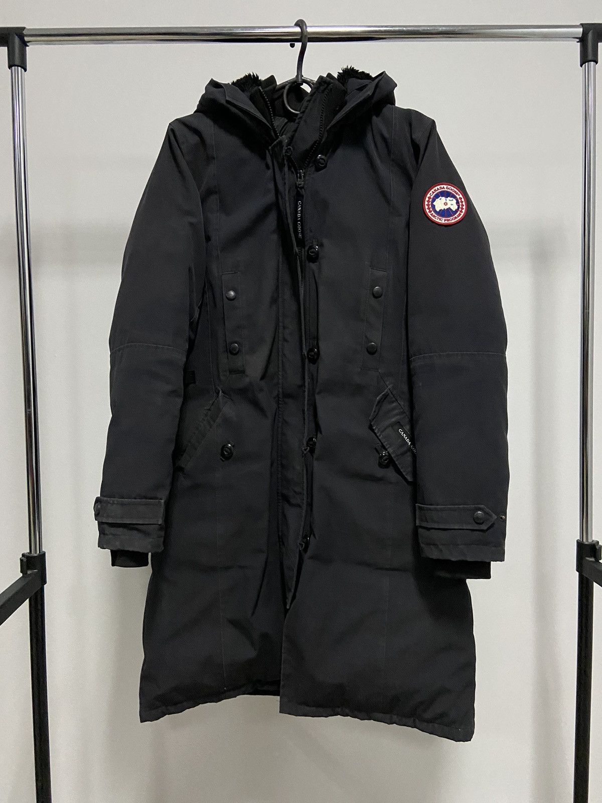 Canada Goose × Vintage Canada Goose Kensington Parka Jacket Vintage Hooded Size S / US 4 / IT 40 - 1 Thumbnail