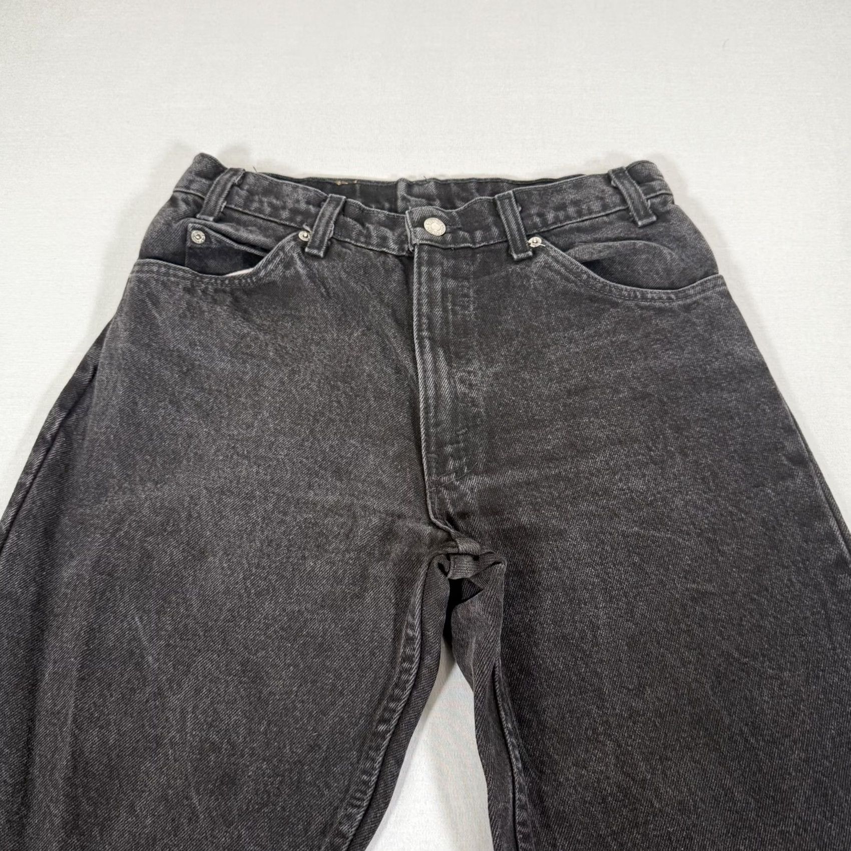 Levi's VINTAGE Levi's 550 Relaxed Fit Jeans Mens 550 Relaxed Fit Denim Pants 30x34 Black Charcoal Wash 90s USA Levi's 500 Series Boys Girls Mens? Size US 30 / EU 46 - 2 Thumbnail