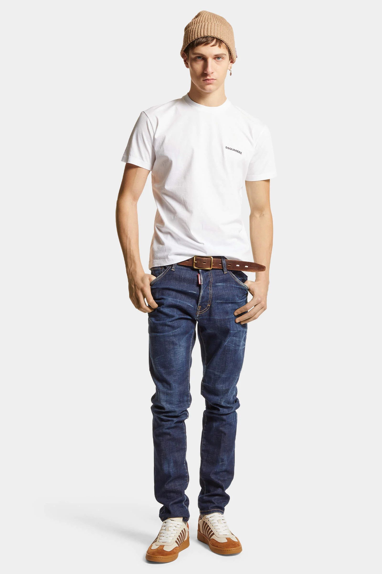 Dsquared2 o1mle0126 Dark Clean Wash Cool Guy Jeans in Navy blue Size US 30 / EU 46 - 3 Thumbnail