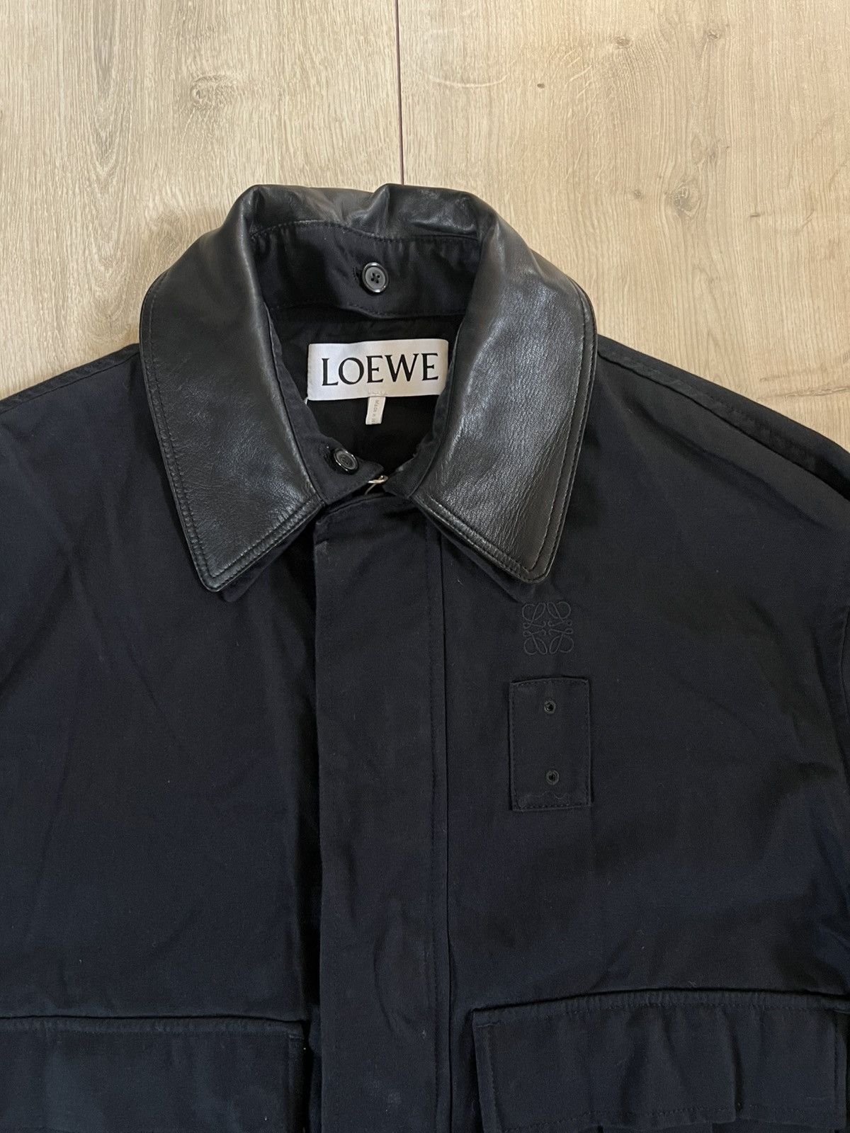 Loewe Loewe Jacket with Pockets and leather collar Size US M / EU 48-50 / 2 - 6 Thumbnail