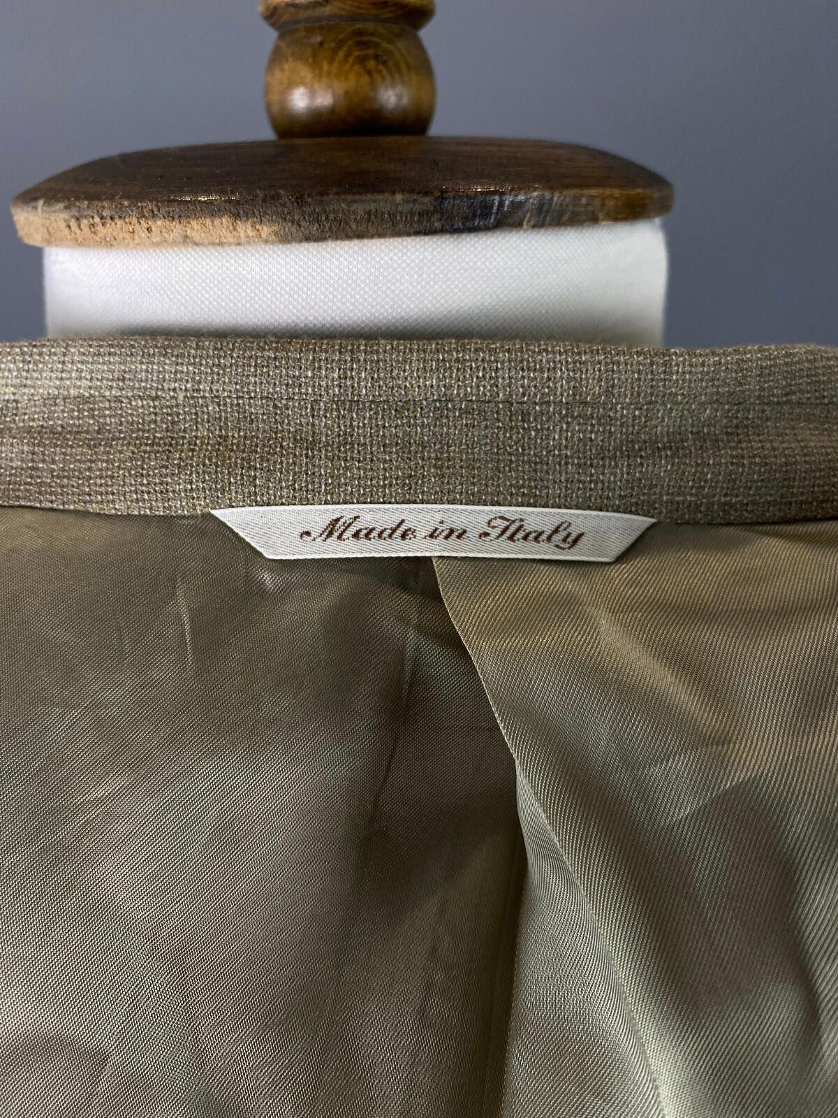 Designer Hangartner Zurich Beige Wool Blazer Jacket Size 52 Size US M / EU 48-50 / 2 - 9 Thumbnail