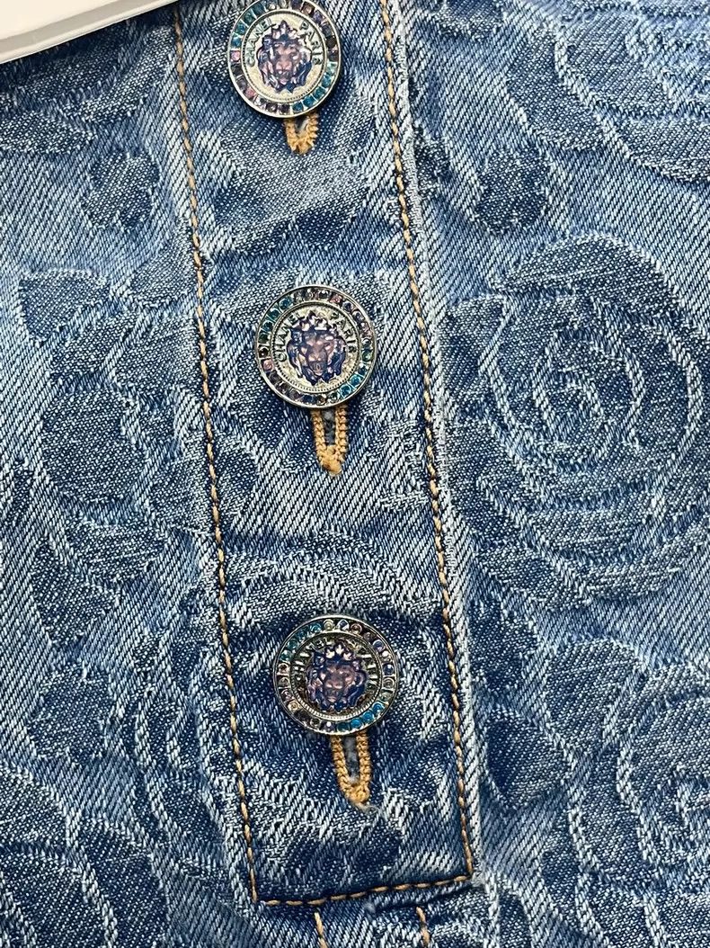 chanel 23p denim jacquard vest