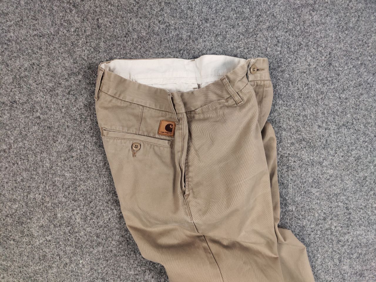 Carhartt Vintage Carhartt Logo Johnson beige Canvas Trouser Pants Size US 32 / EU 48 - 13 Thumbnail