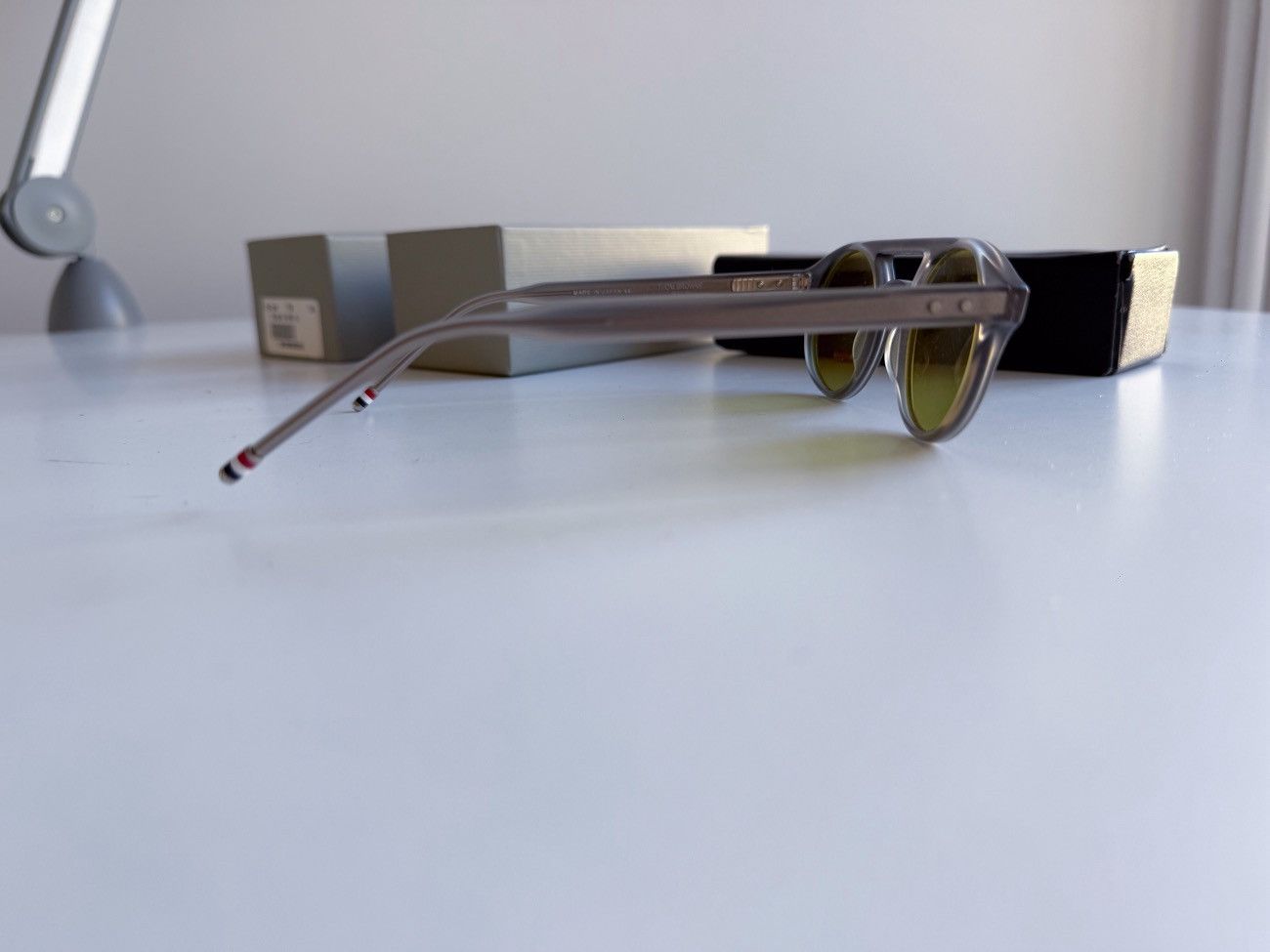 Thom Browne THOM BROWNE TB-300 C SUNGLASSES OLIVE GREEN TINT OS *RARE* Size ONE SIZE - 3 Thumbnail
