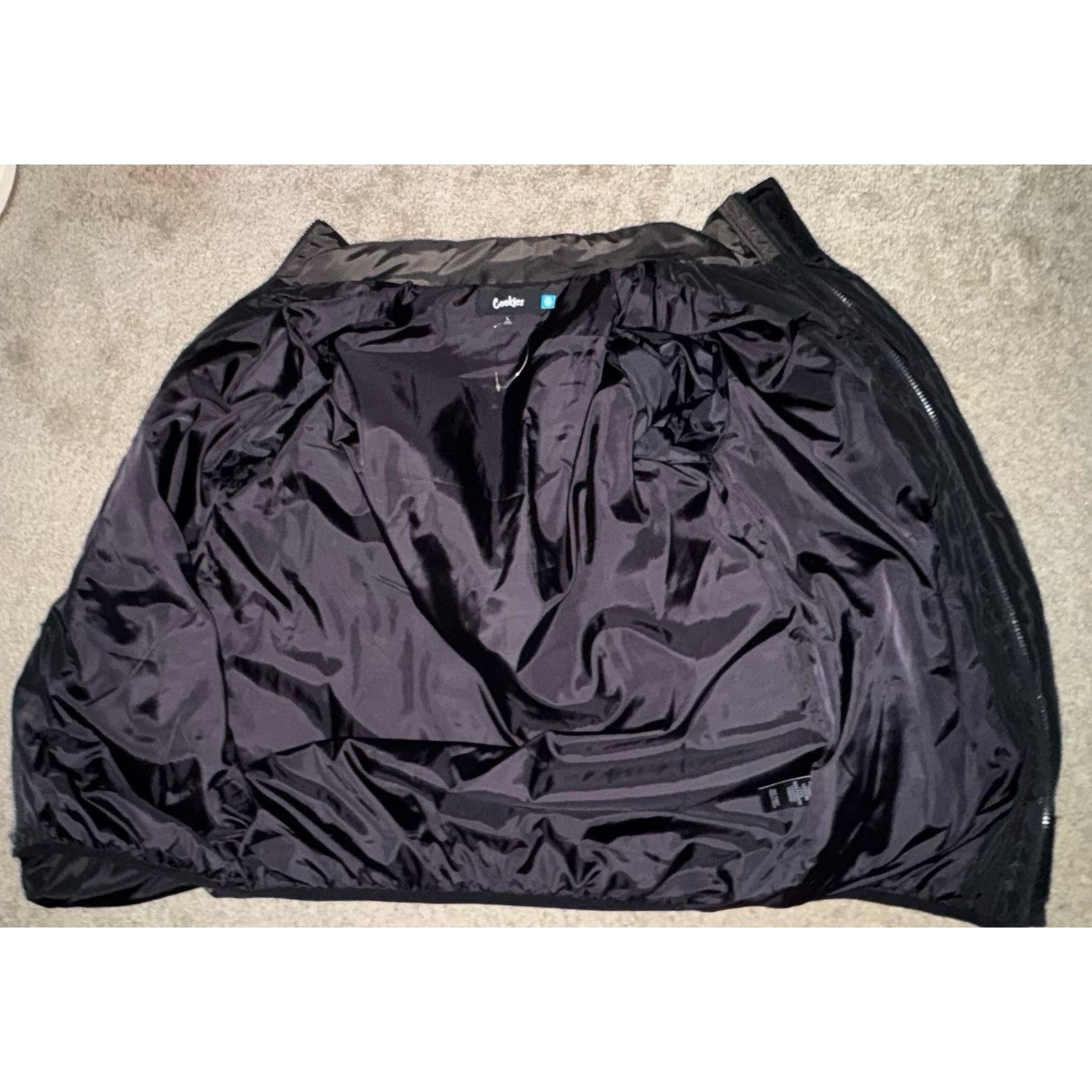 Cookies Cookies SF Award Tour Quilted Nylon Puffer Jacket Lg Blk New Size US L / EU 52-54 / 3 - 7 Thumbnail