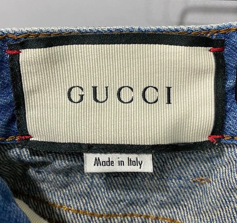 Gucci Gucci Embroidered pattern jeans Size US 34 / EU 50 - 5 Thumbnail