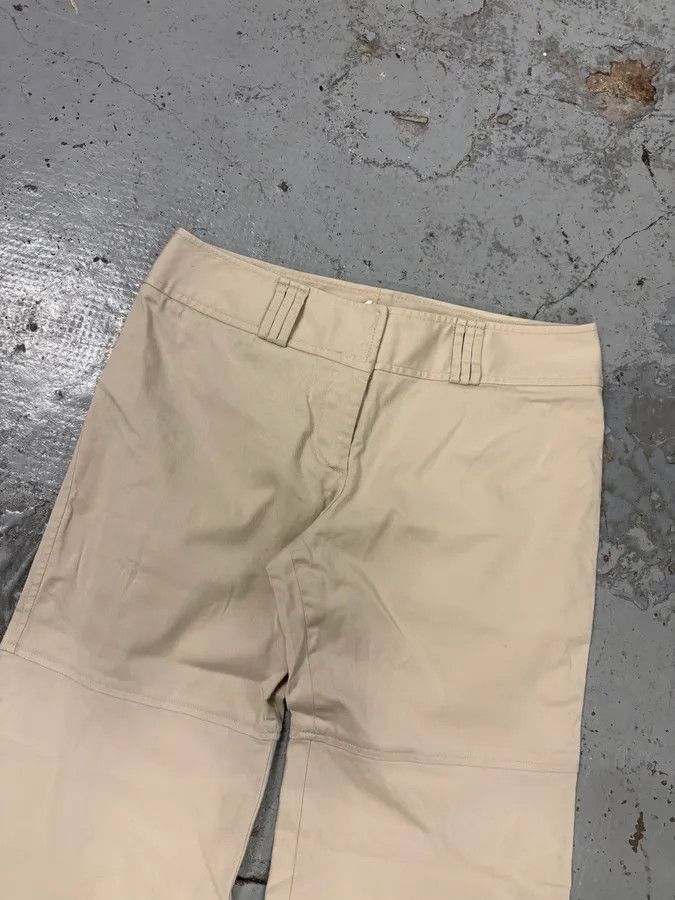 Dolce & Gabbana 1990s Dolce & Gabbana Creamy Flared Pants Size 27" / US 4 / IT 40 - 5 Thumbnail